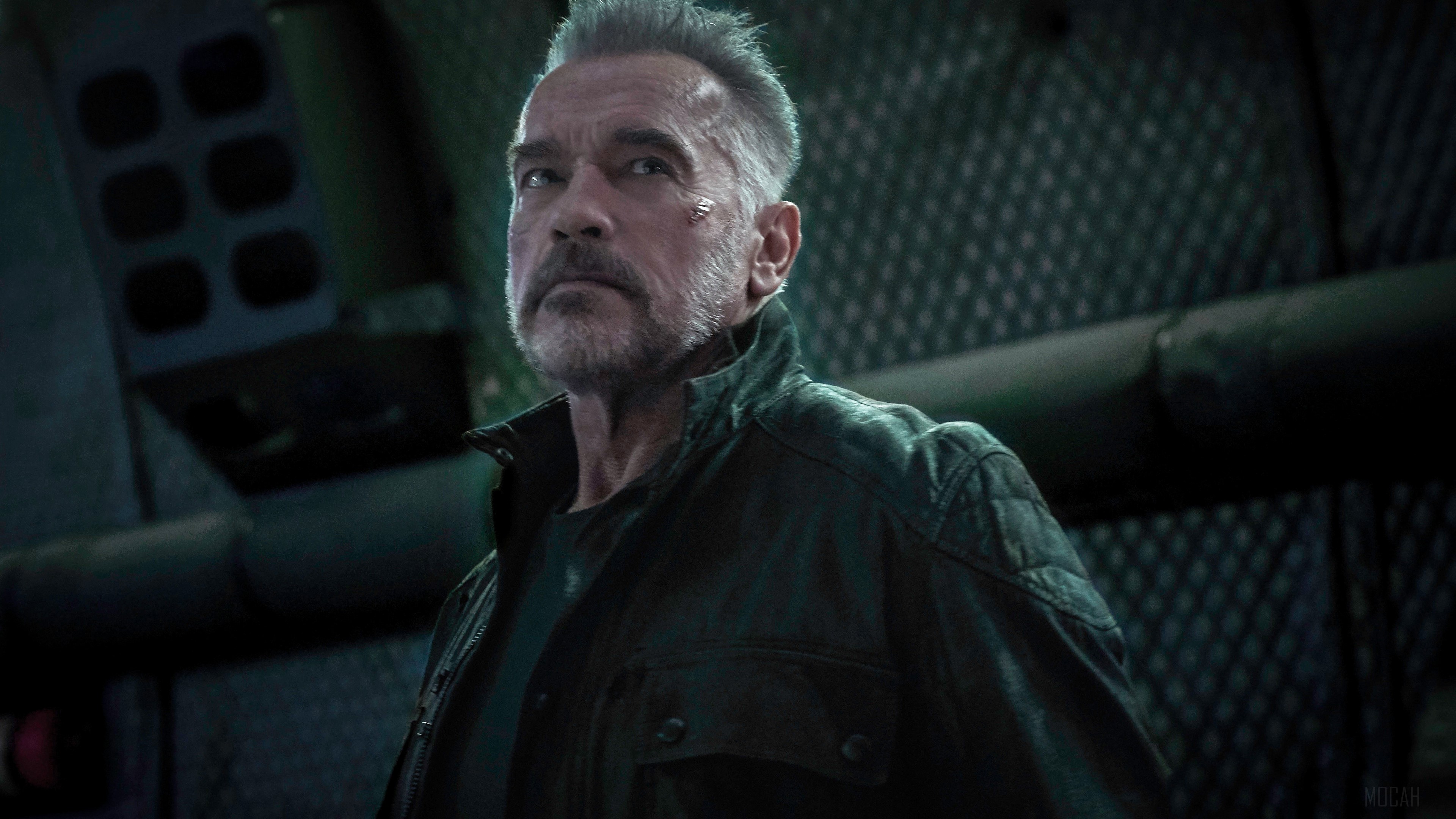 Arnold Schwarzenegger from Terminator Dark Fate 4K HD Wallpaper