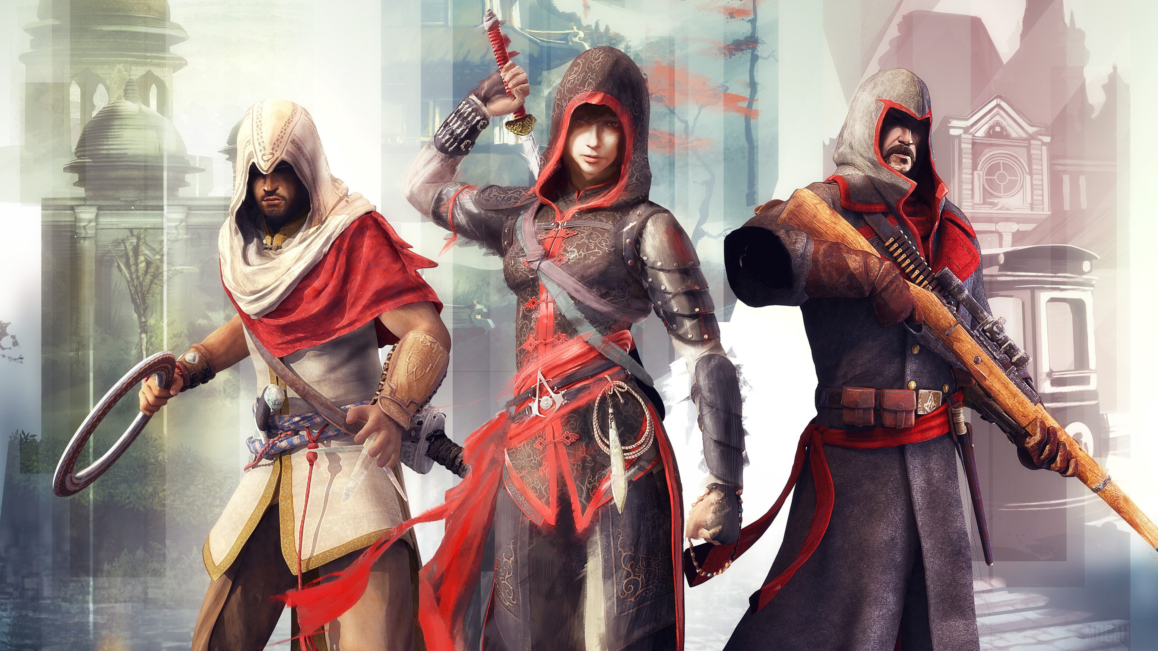 Assassins Creed Chronicles Trilogy HD Wallpaper