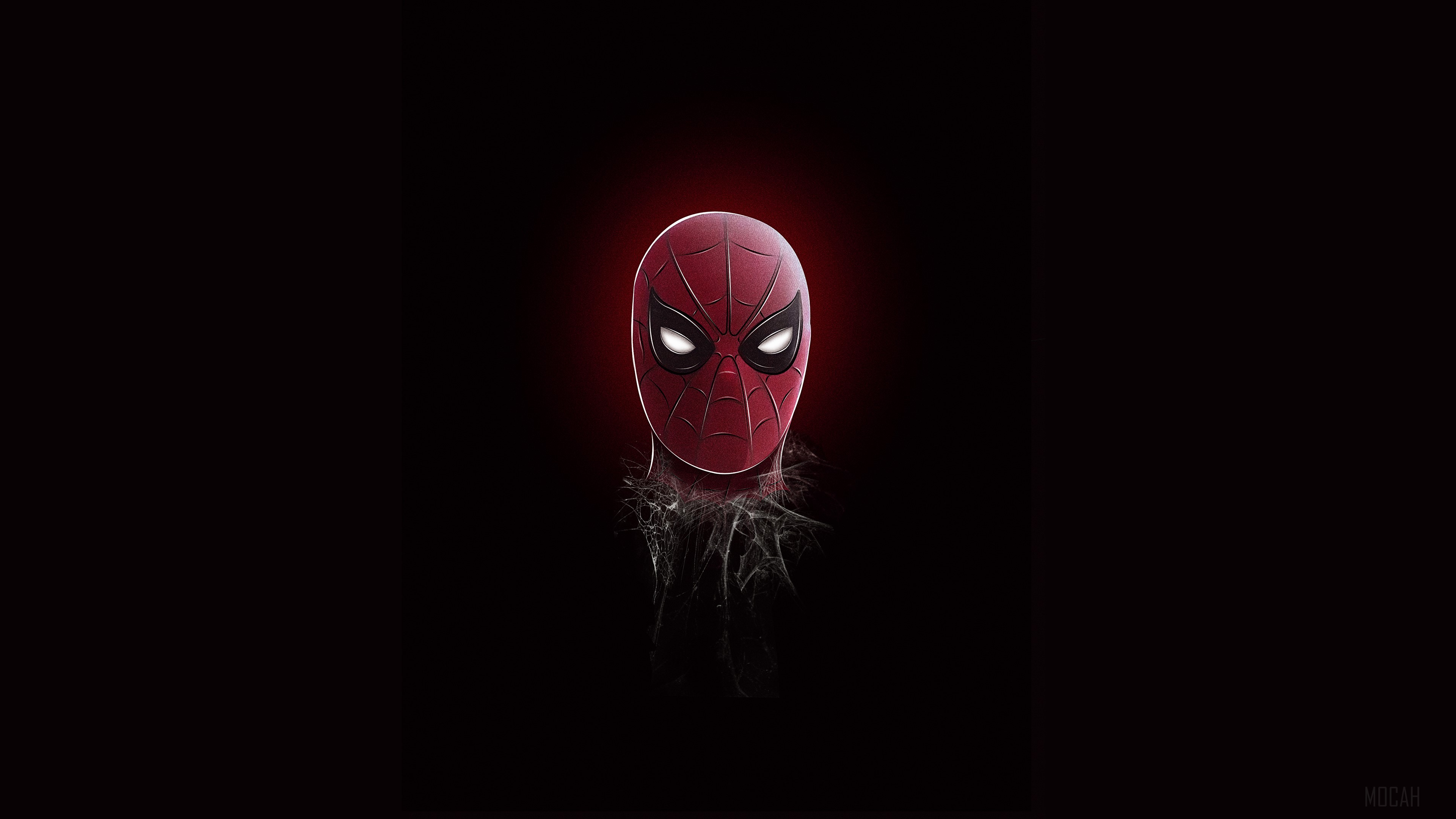 Spider-Man Minimal Art 4K HD Wallpaper