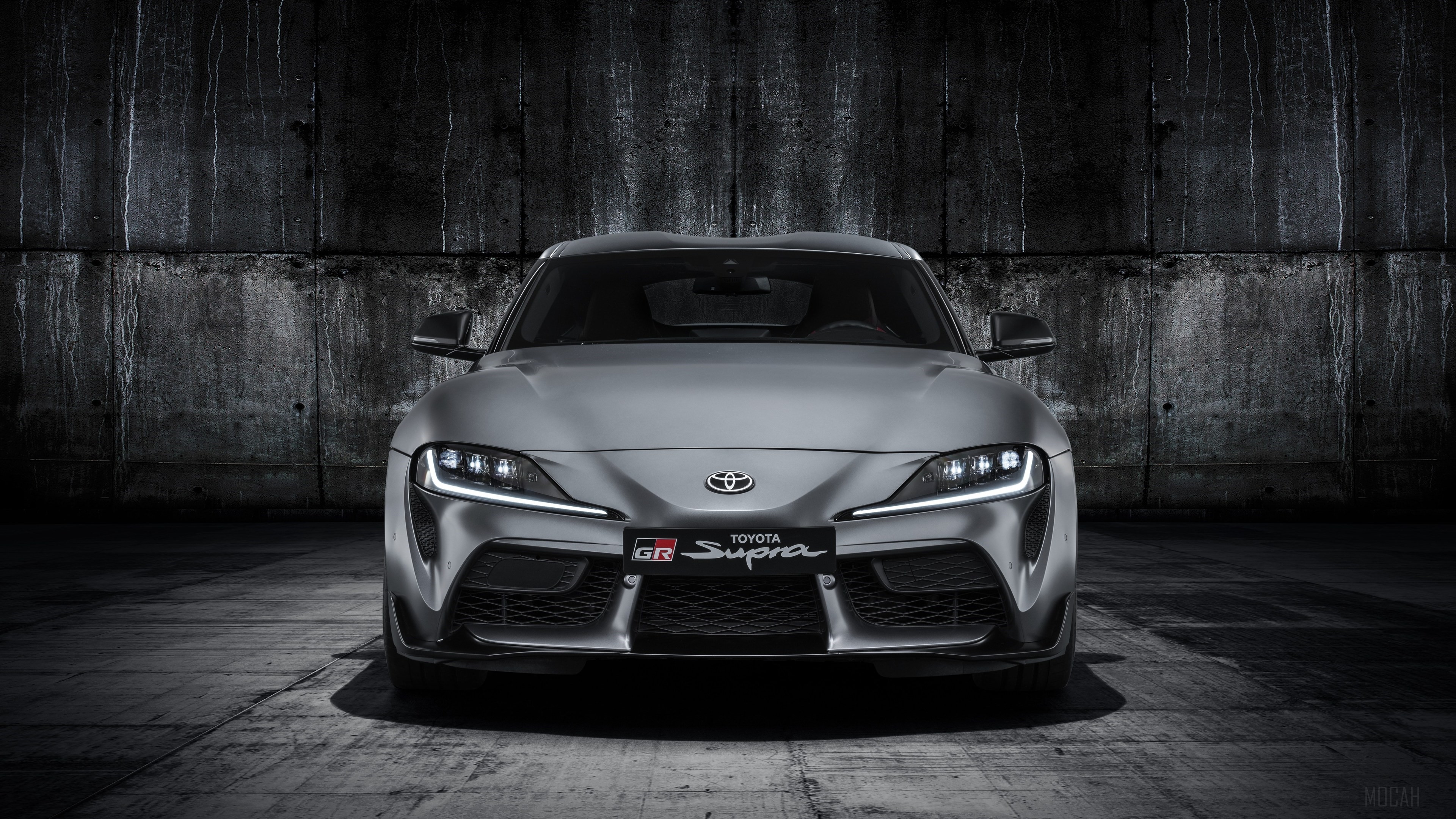 Toyota GR Supra in a studio setting HD Wallpaper