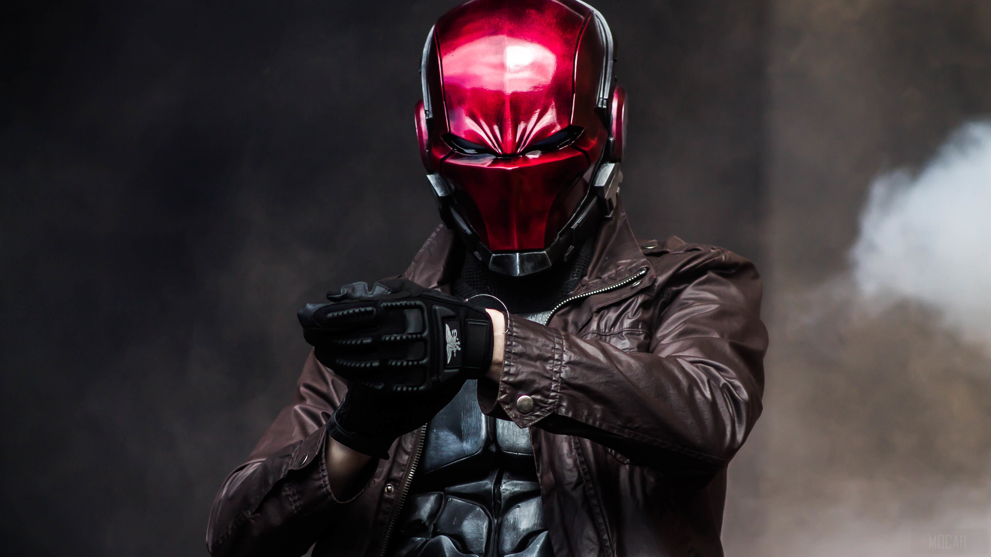 Red Hood Cosplay 4K HD Wallpaper