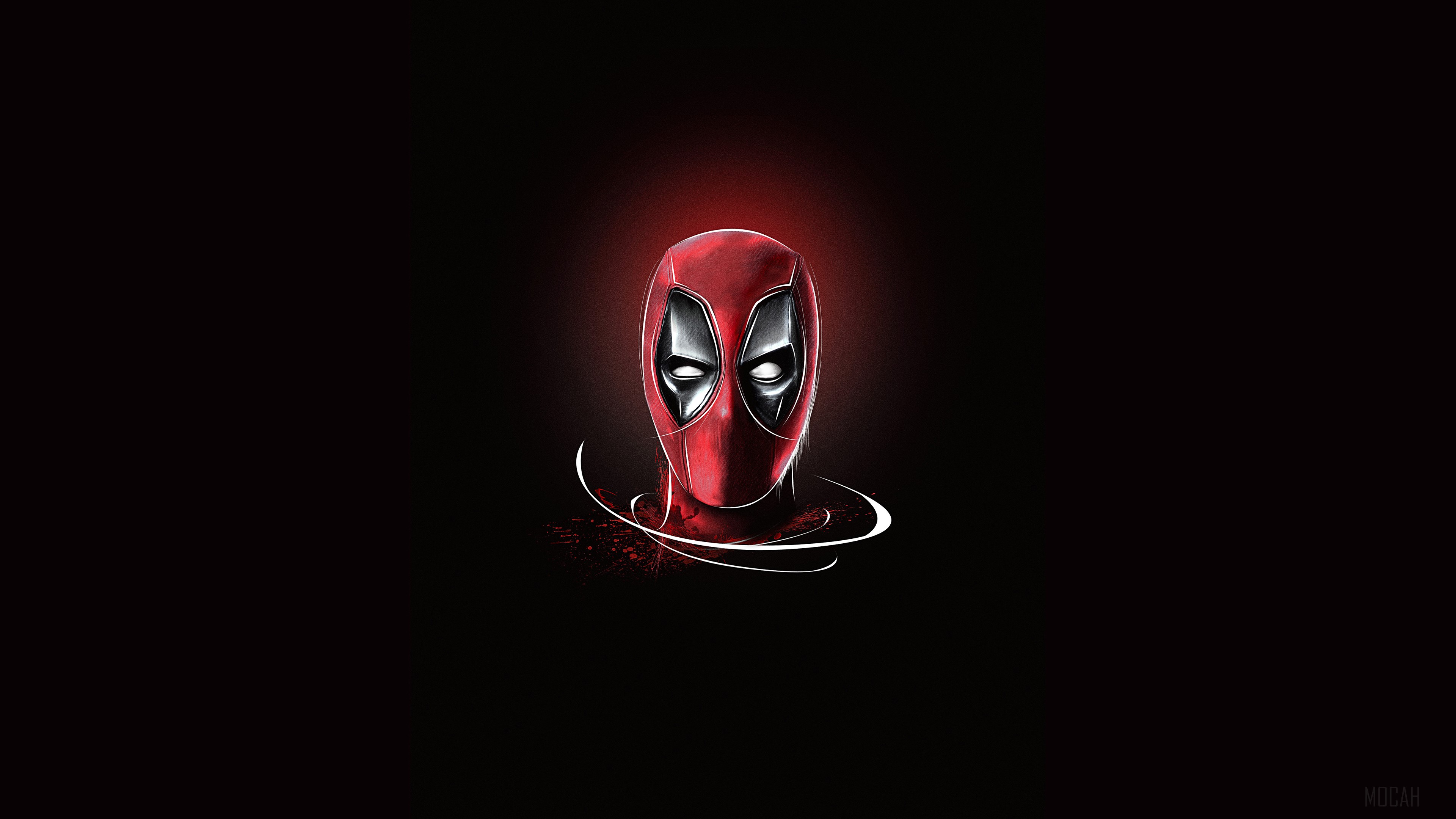 Deadpool Minimal Art HD Wallpaper