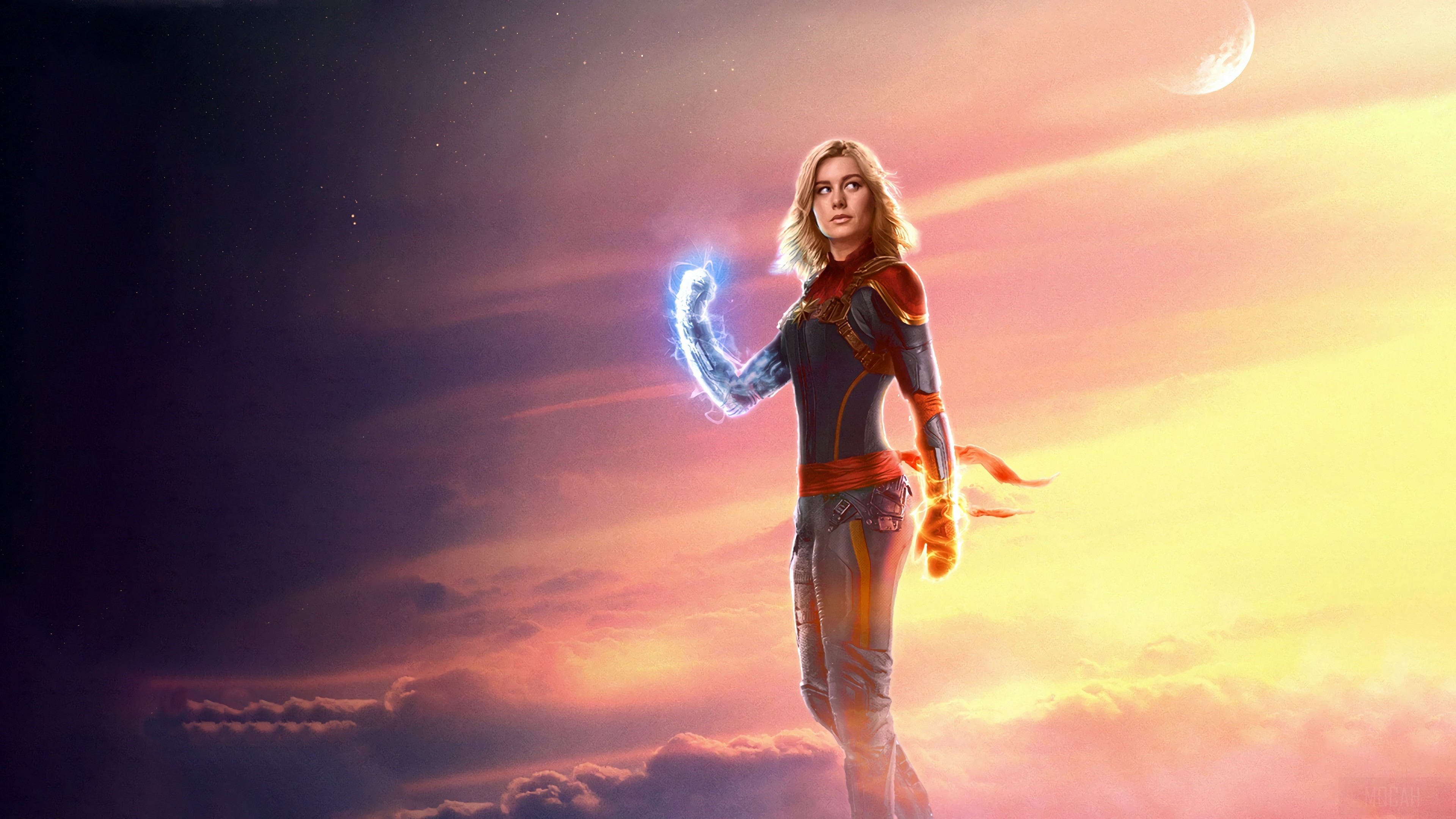 Captain Marvel from Marvel 4K HD Wallpaper