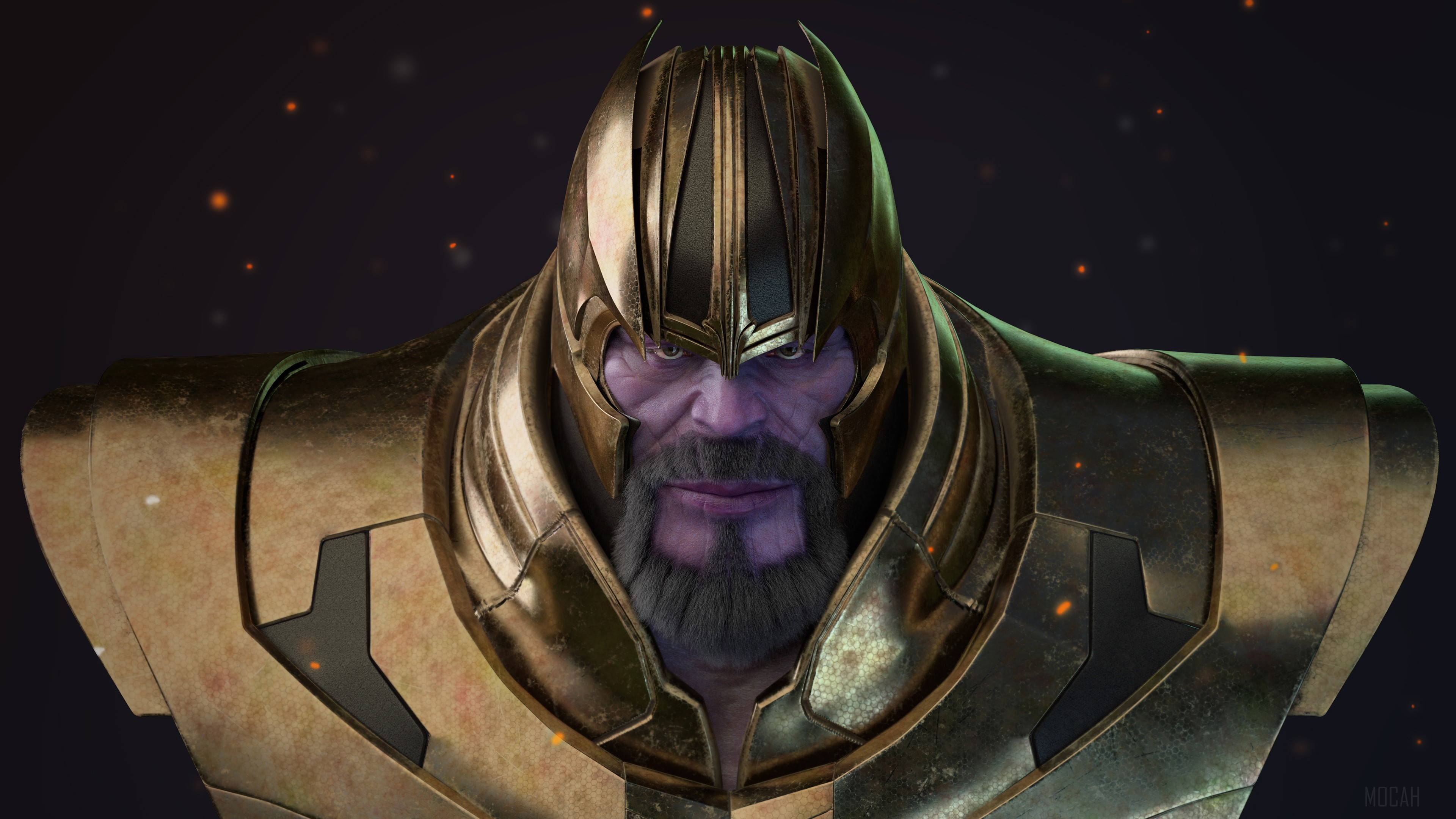 Thanos 4K Artwork HD Wallpaper