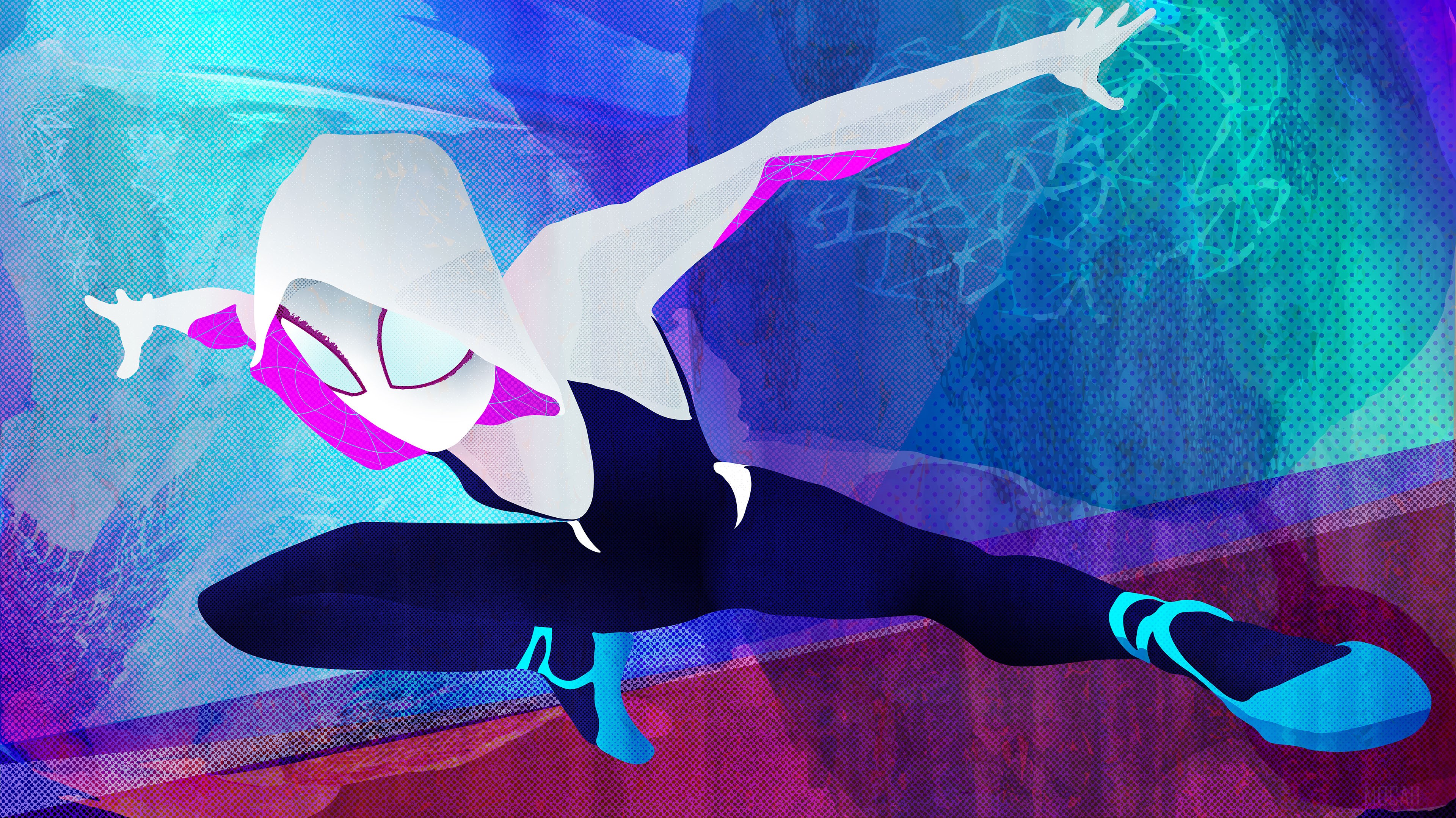 Gwen Stacy 4K Artwork HD Wallpaper