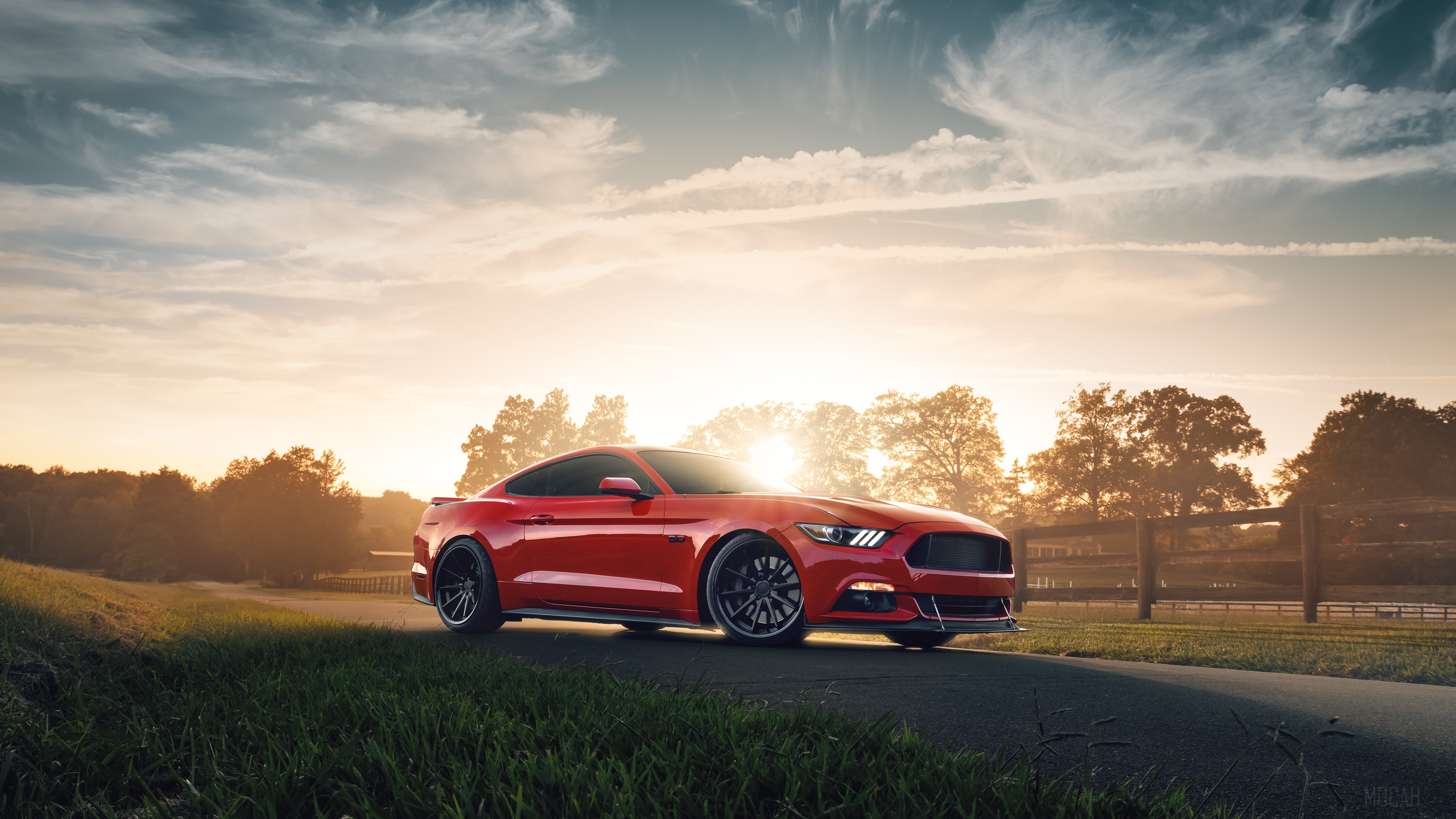 Red Ford Mustang GT 2019 4K HD Wallpaper