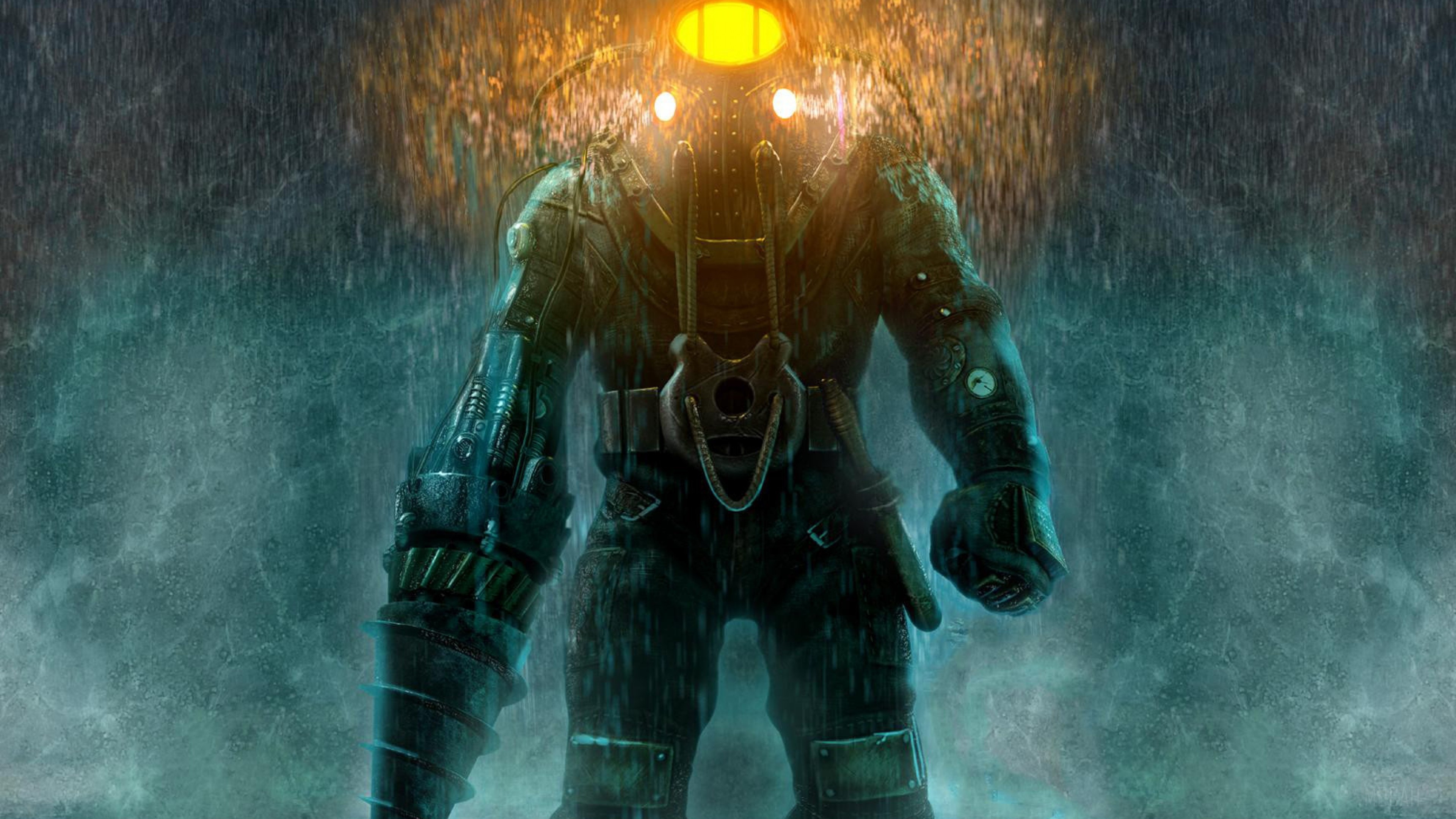 Subject Delta from Bioshock 2 in 4K HD Wallpaper