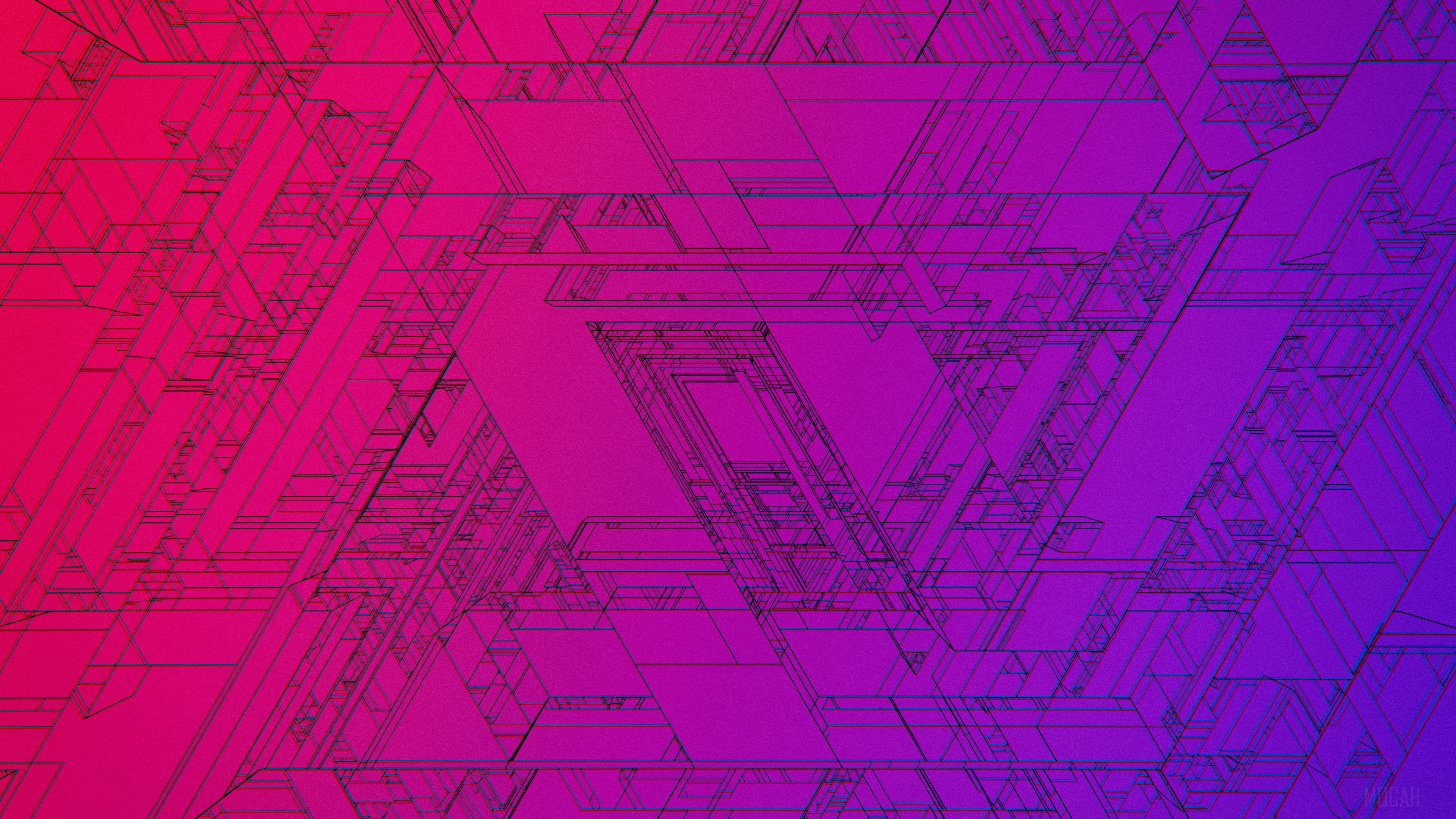 Verge Pathways Abstract HD Wallpaper