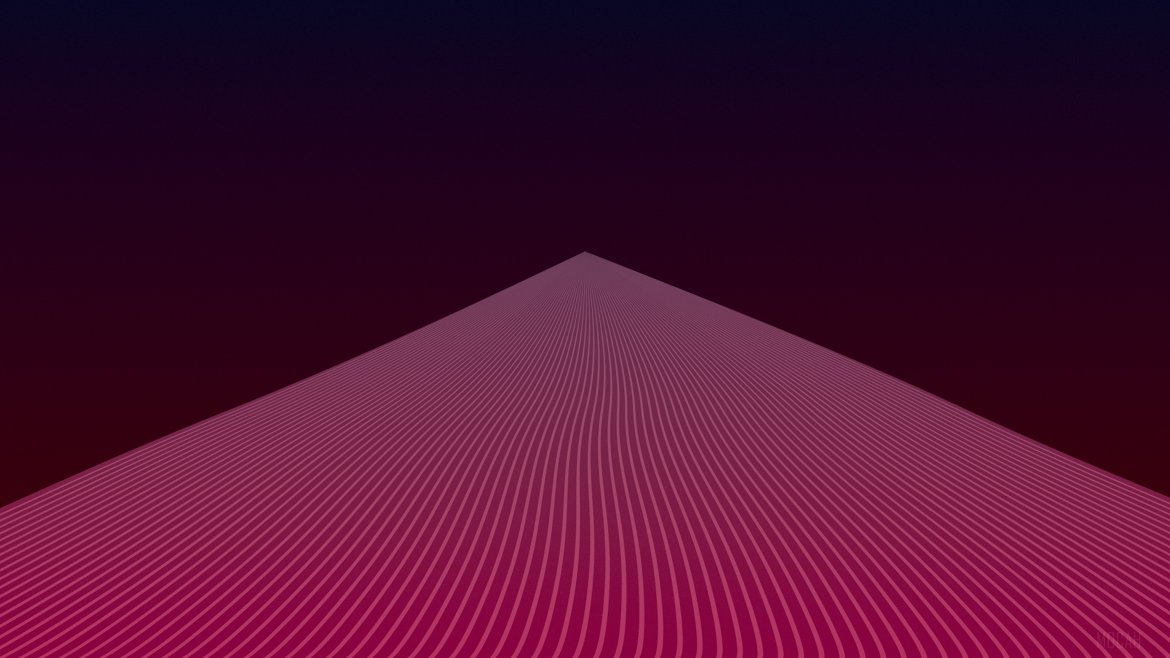 Minimalist Gradient Triangle 4K HD Wallpaper