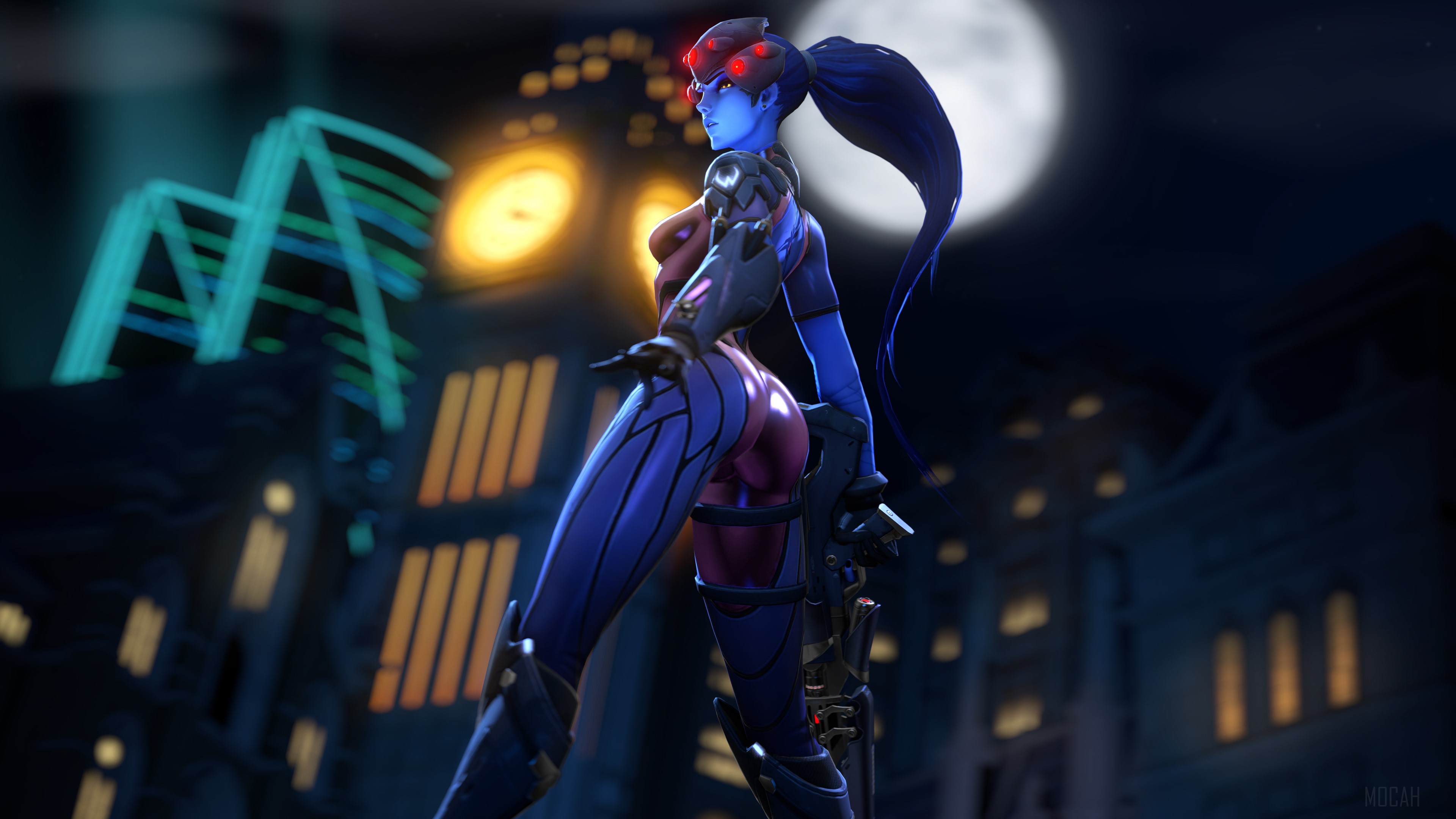 Widowmaker from Overwatch 4K HD Wallpaper