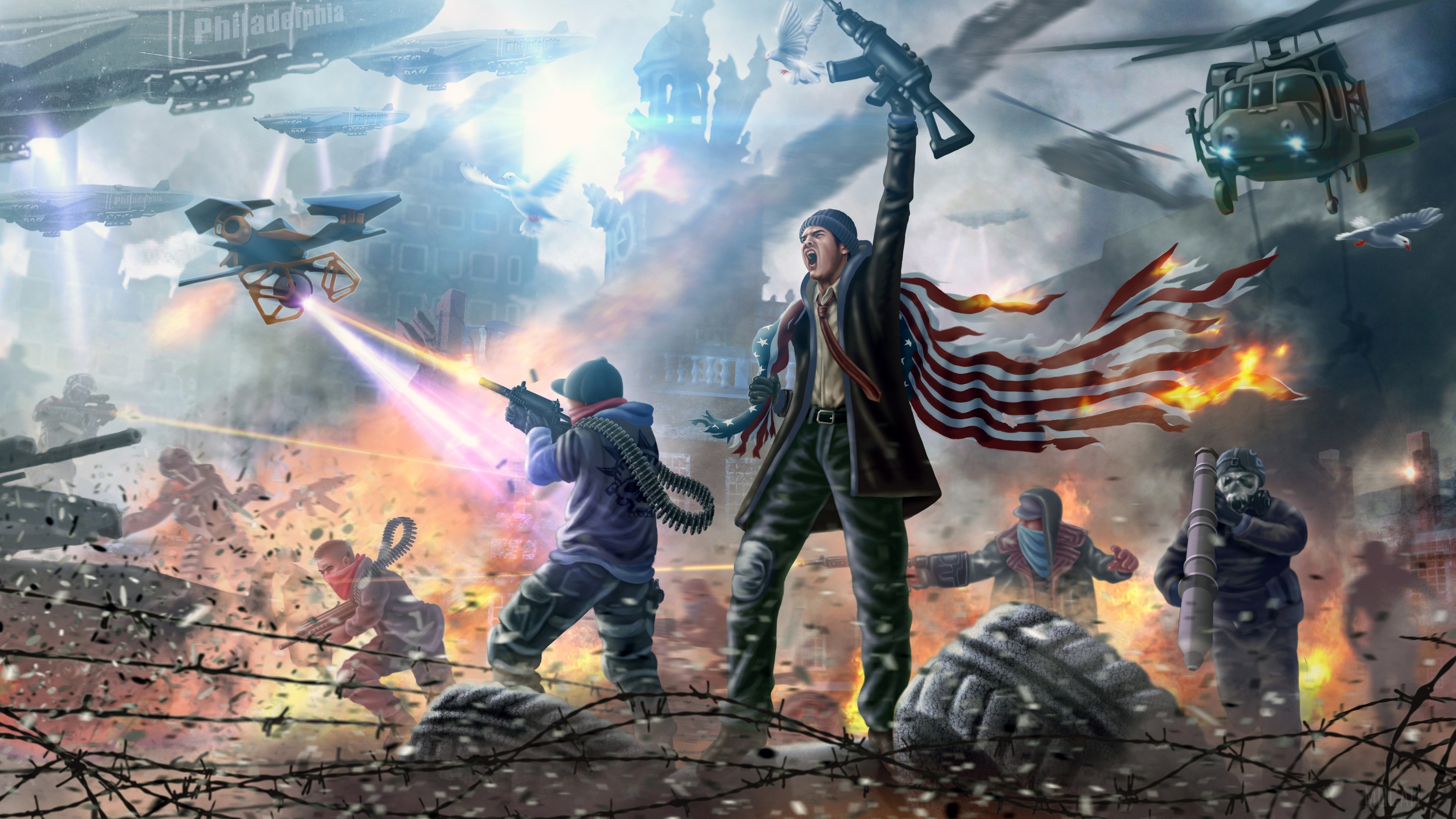 Homefront The Revolution Game Art HD Wallpaper