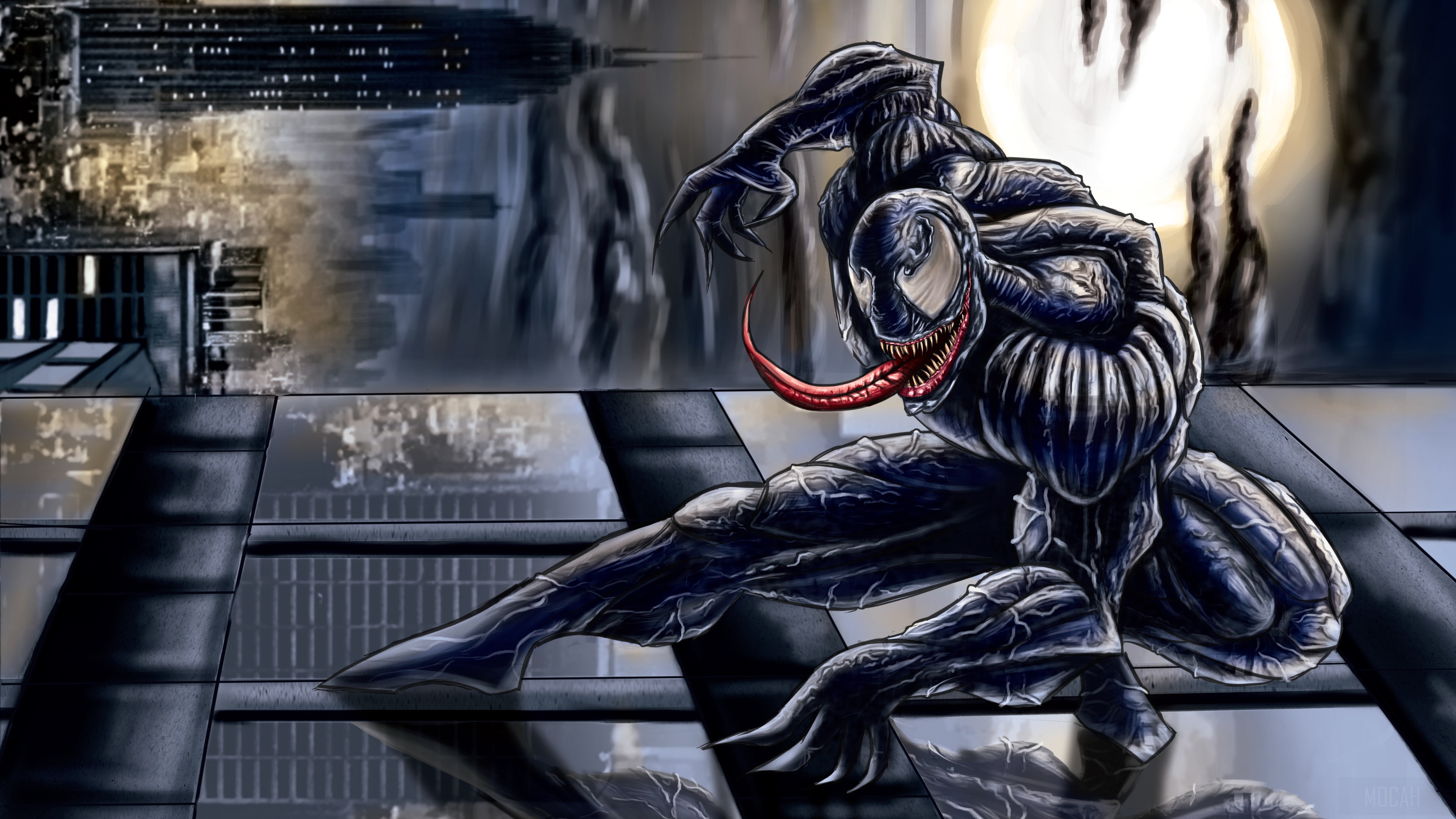 Venom from Marvel Comics 4K Artwork HD Wallpaper