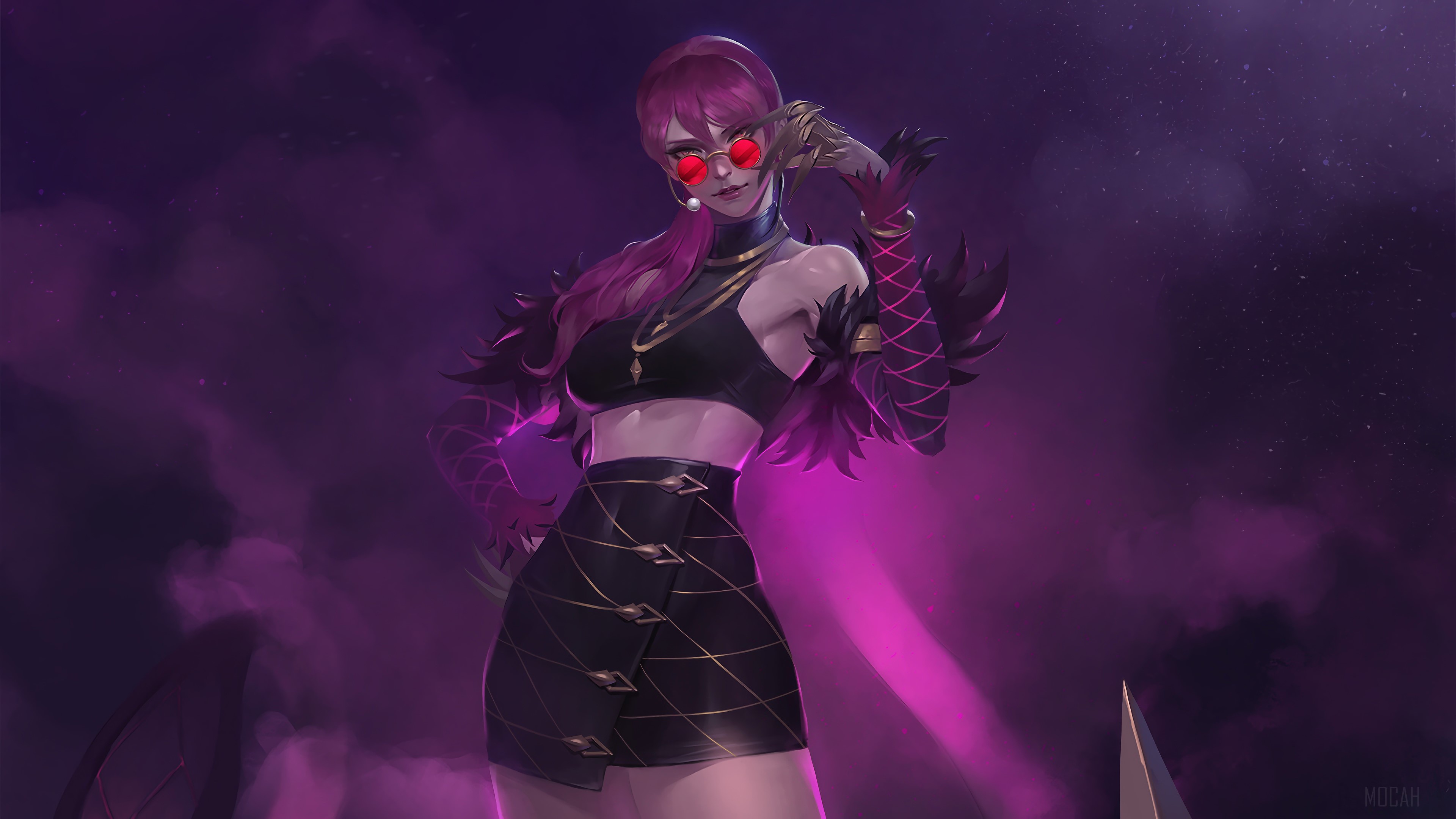 KDA Evelynn from League of Legends 4K HD Wallpaper