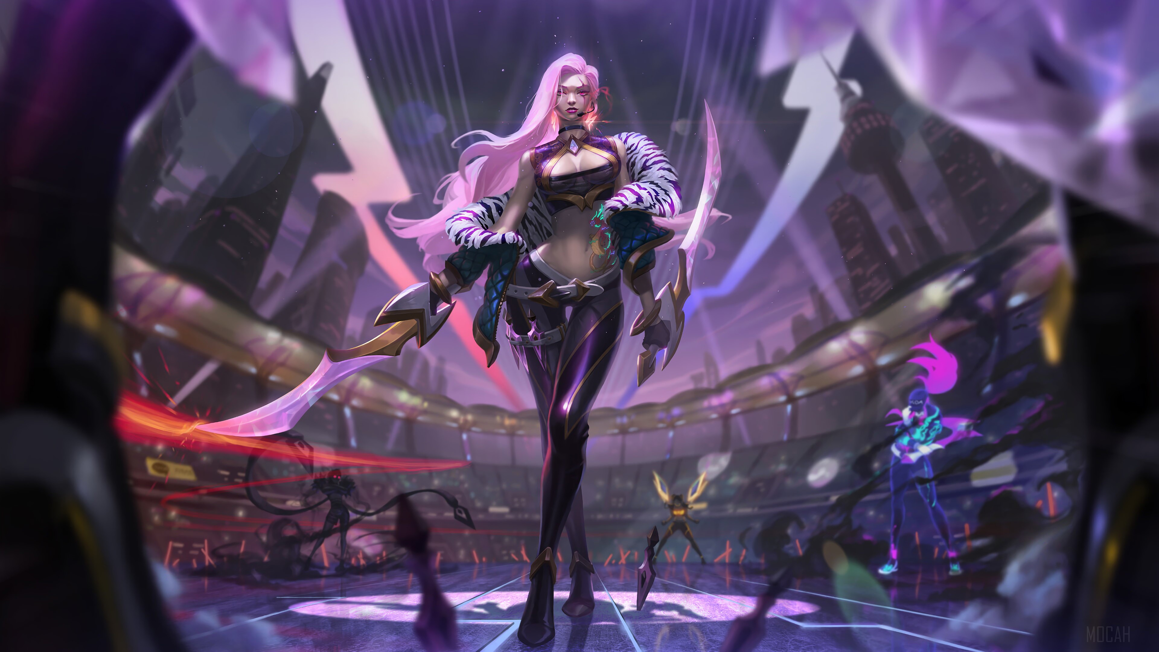 Katarina from League of Legends 4K HD Wallpaper