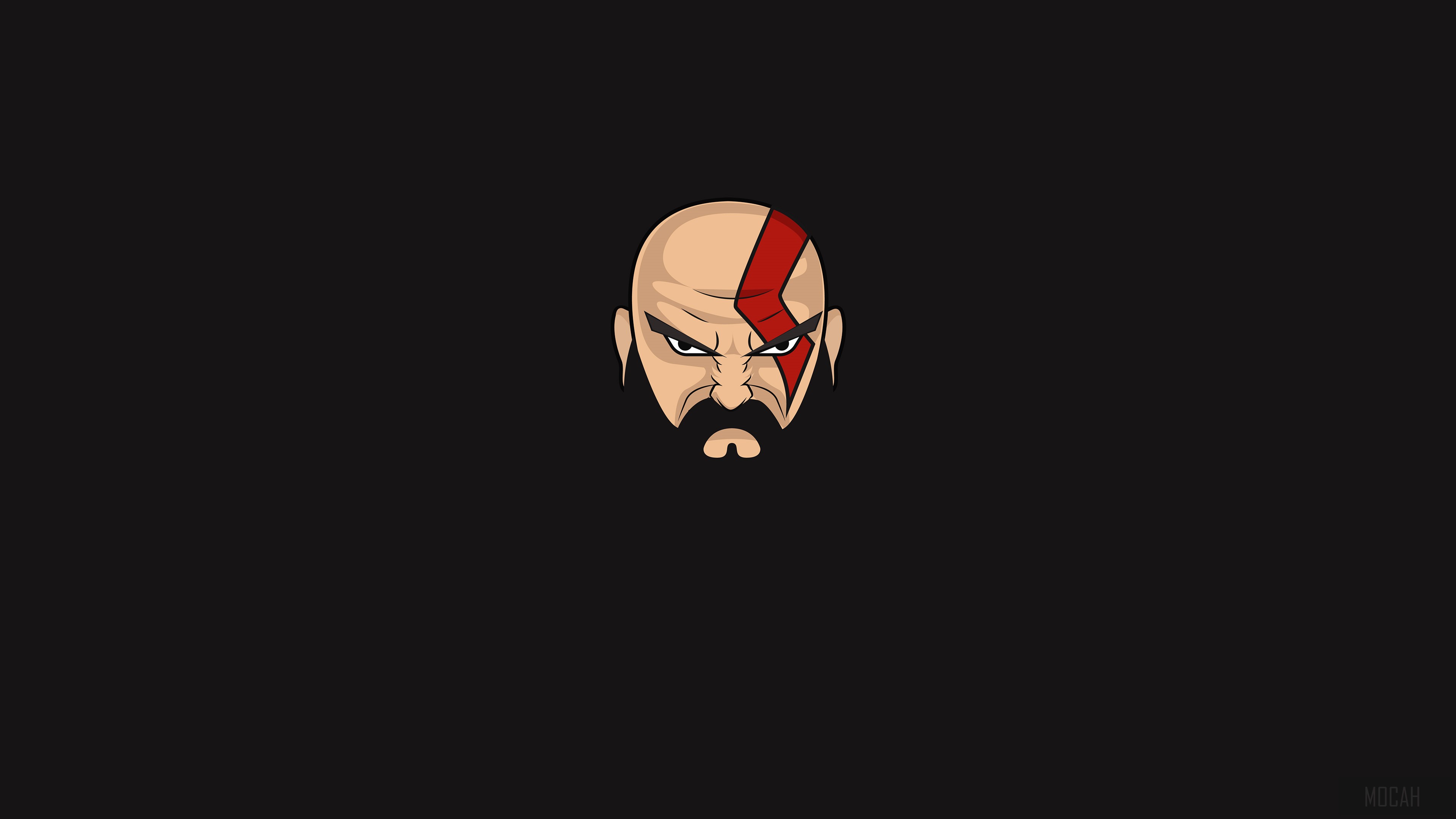 Minimal Kratos HD Wallpaper