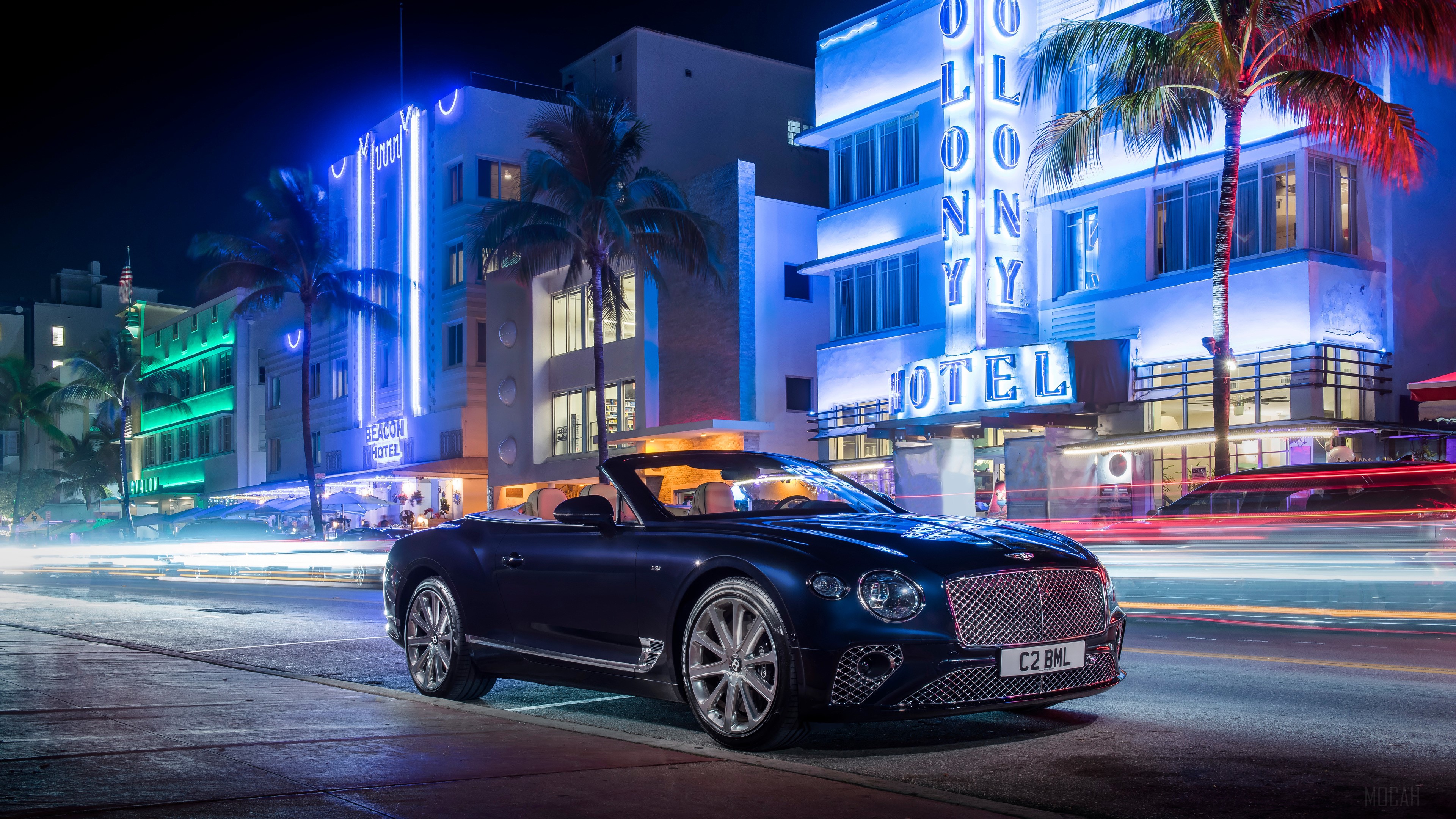 Bentley Continental GT V8 Convertible 2019 HD Wallpaper
