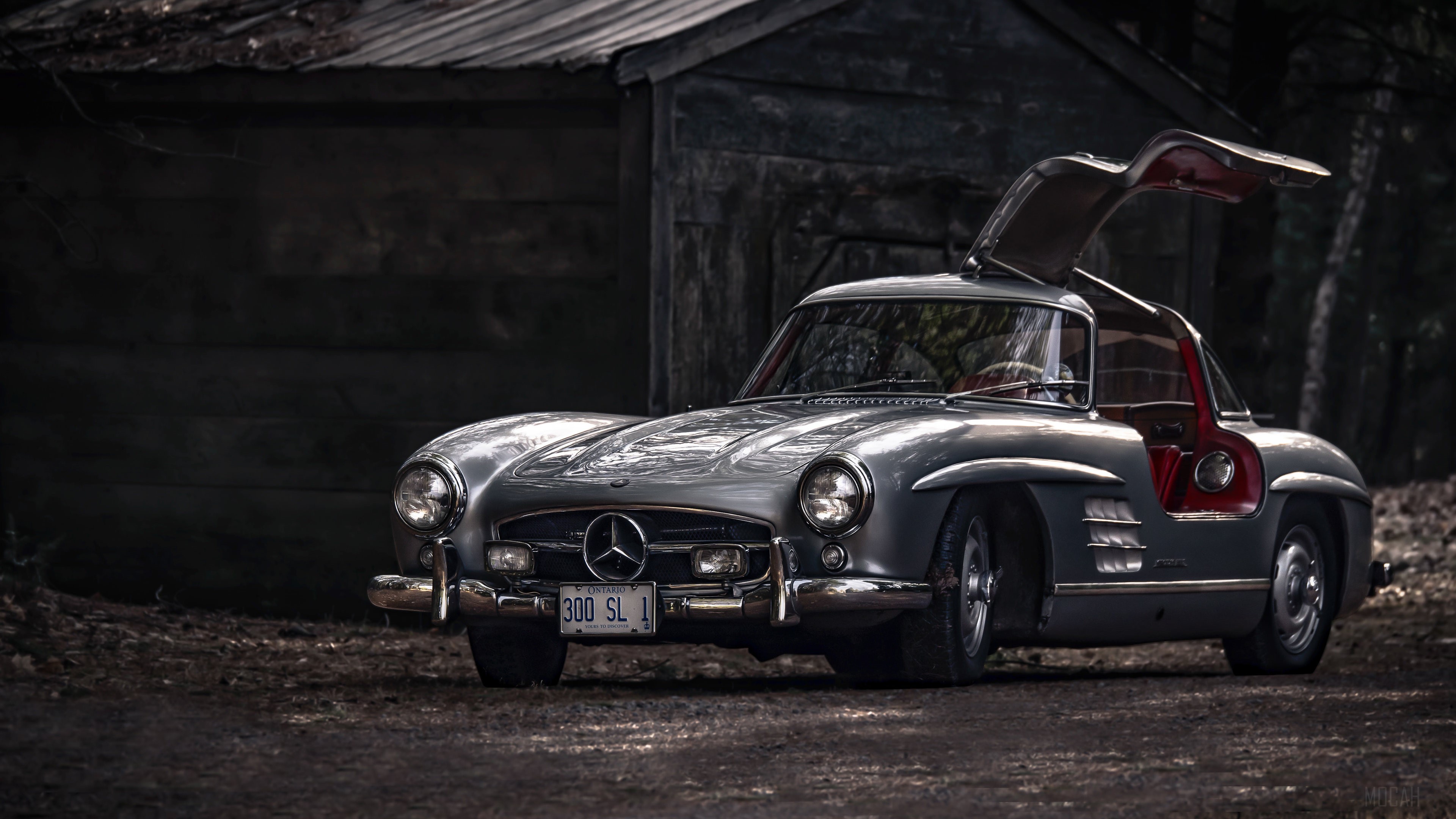 Mercedes-Benz 300 SL Gullwing 4K HD Wallpaper
