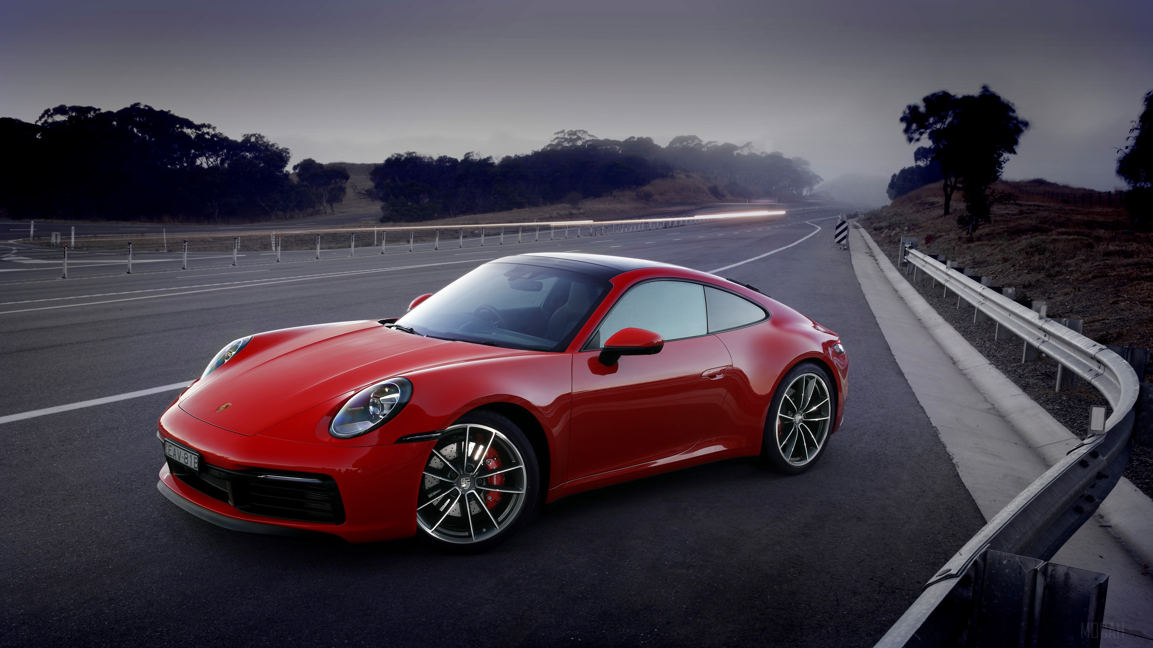 Red Porsche 911 Carrera S 2019 4K HD Wallpaper