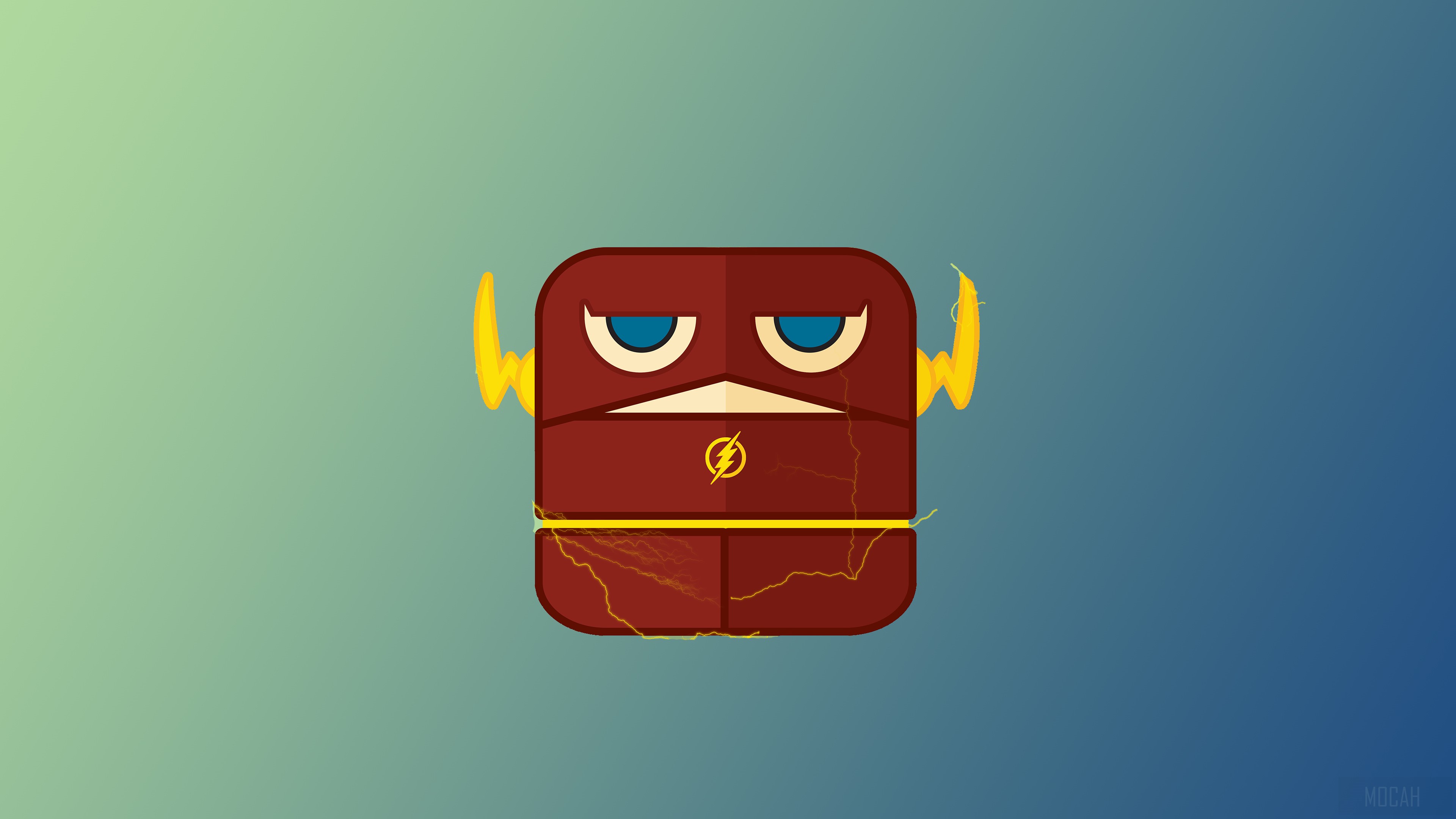 The Flash Minimalist 4K HD Wallpaper