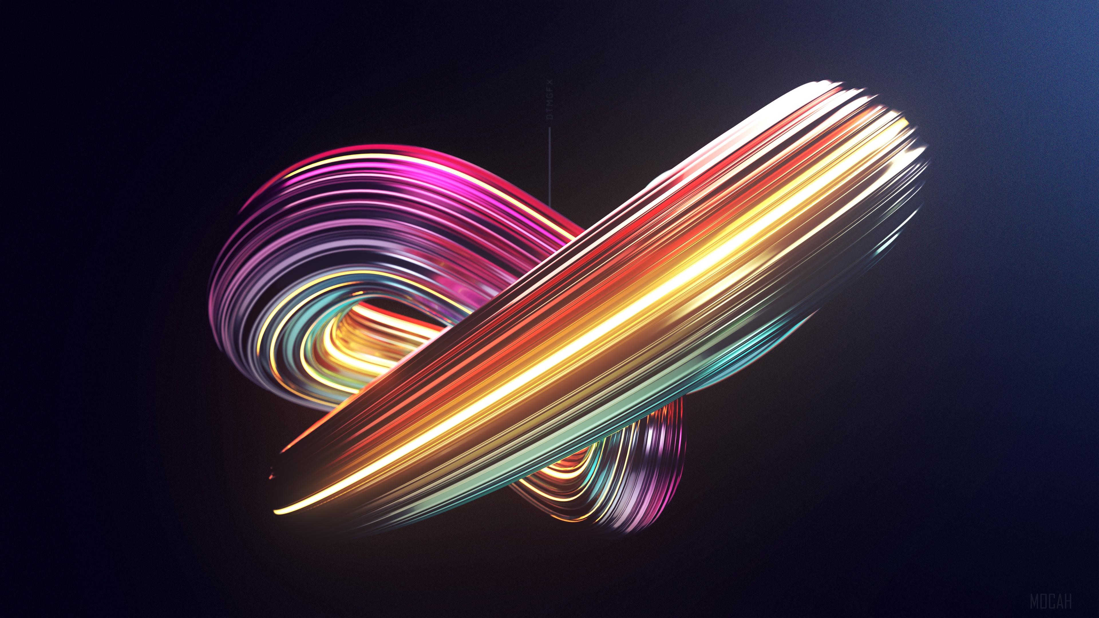 Abstract Sweep And Swirl HD Wallpaper