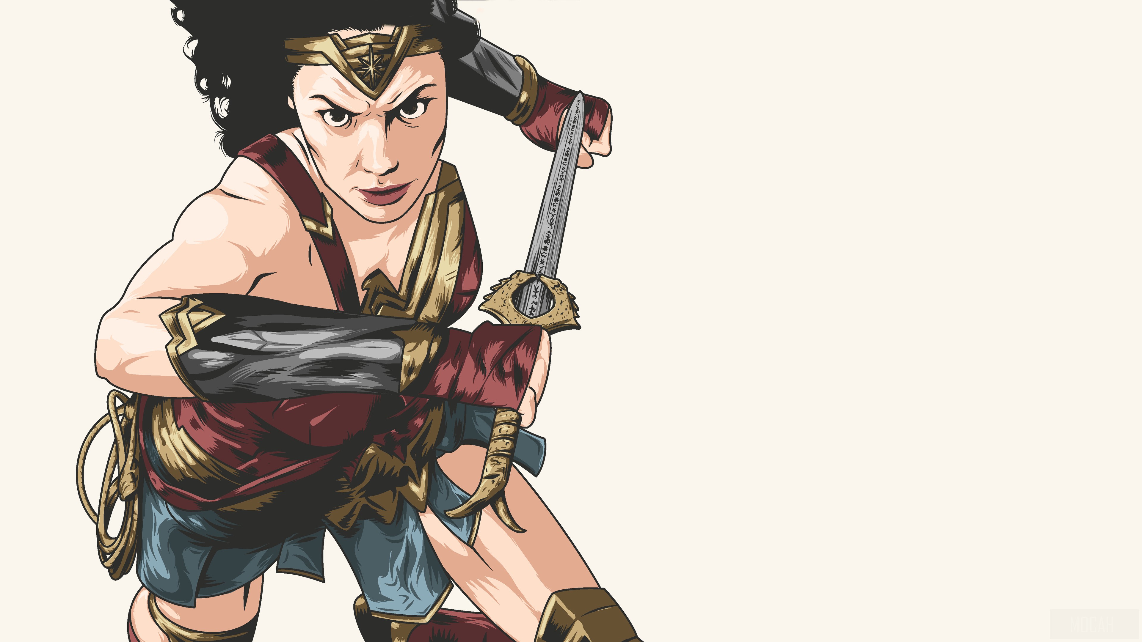 Wonder Woman 4K Artwork HD Wallpaper