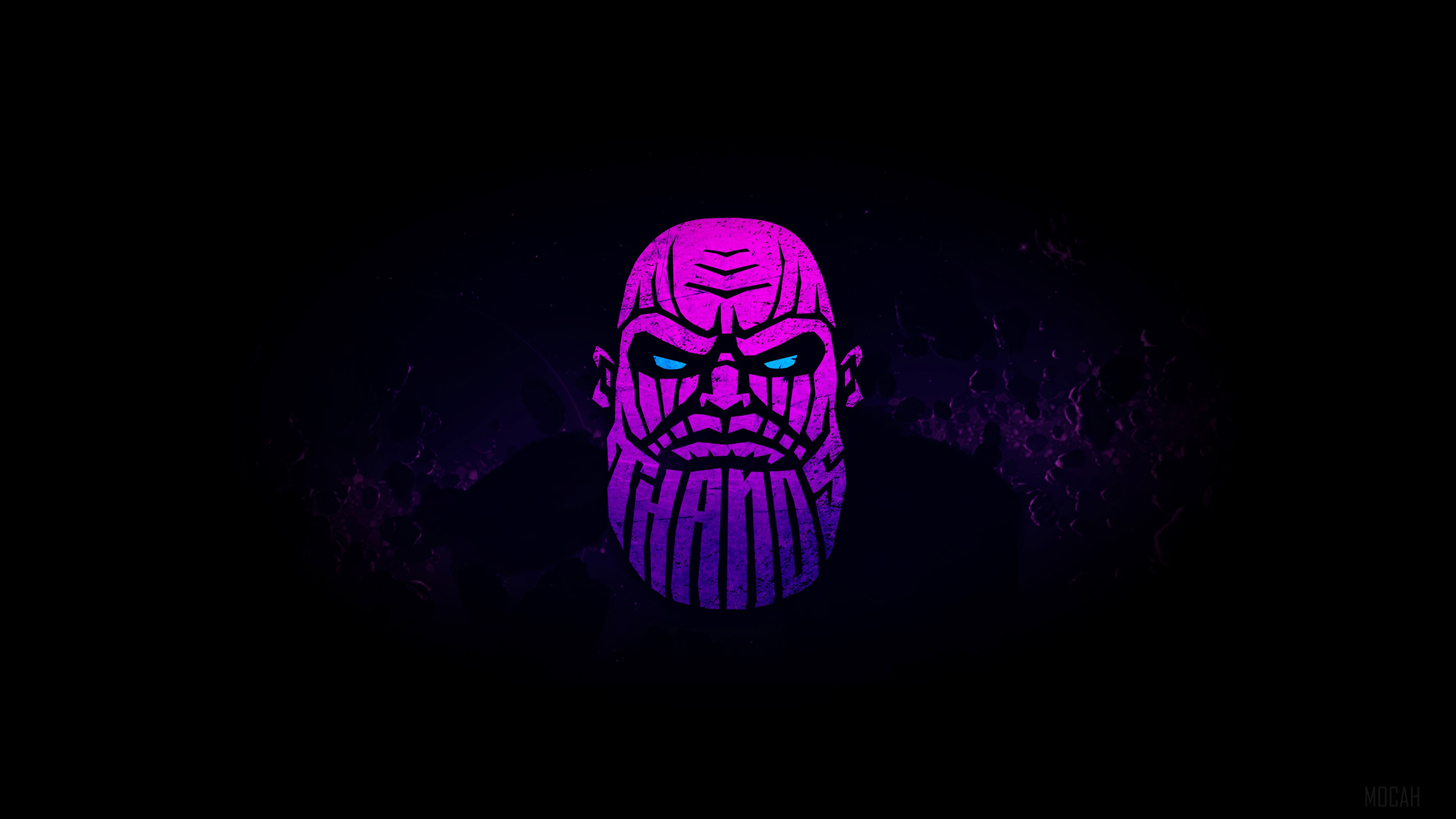 Thanos Minimal Art HD Wallpaper