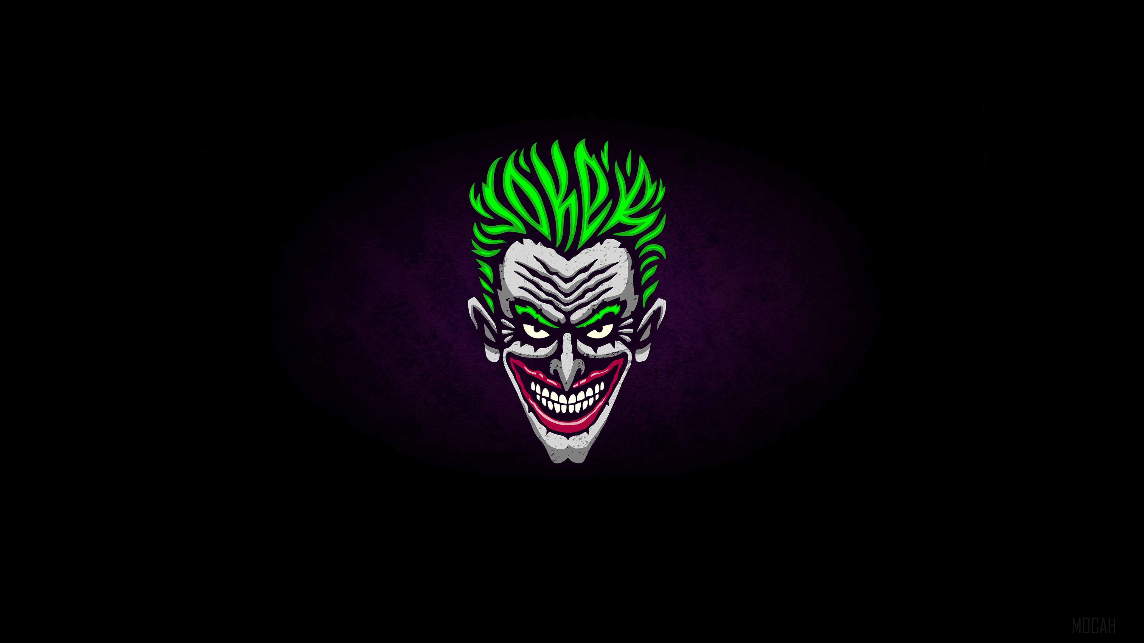 Joker Minimalist Logo HD Wallpaper