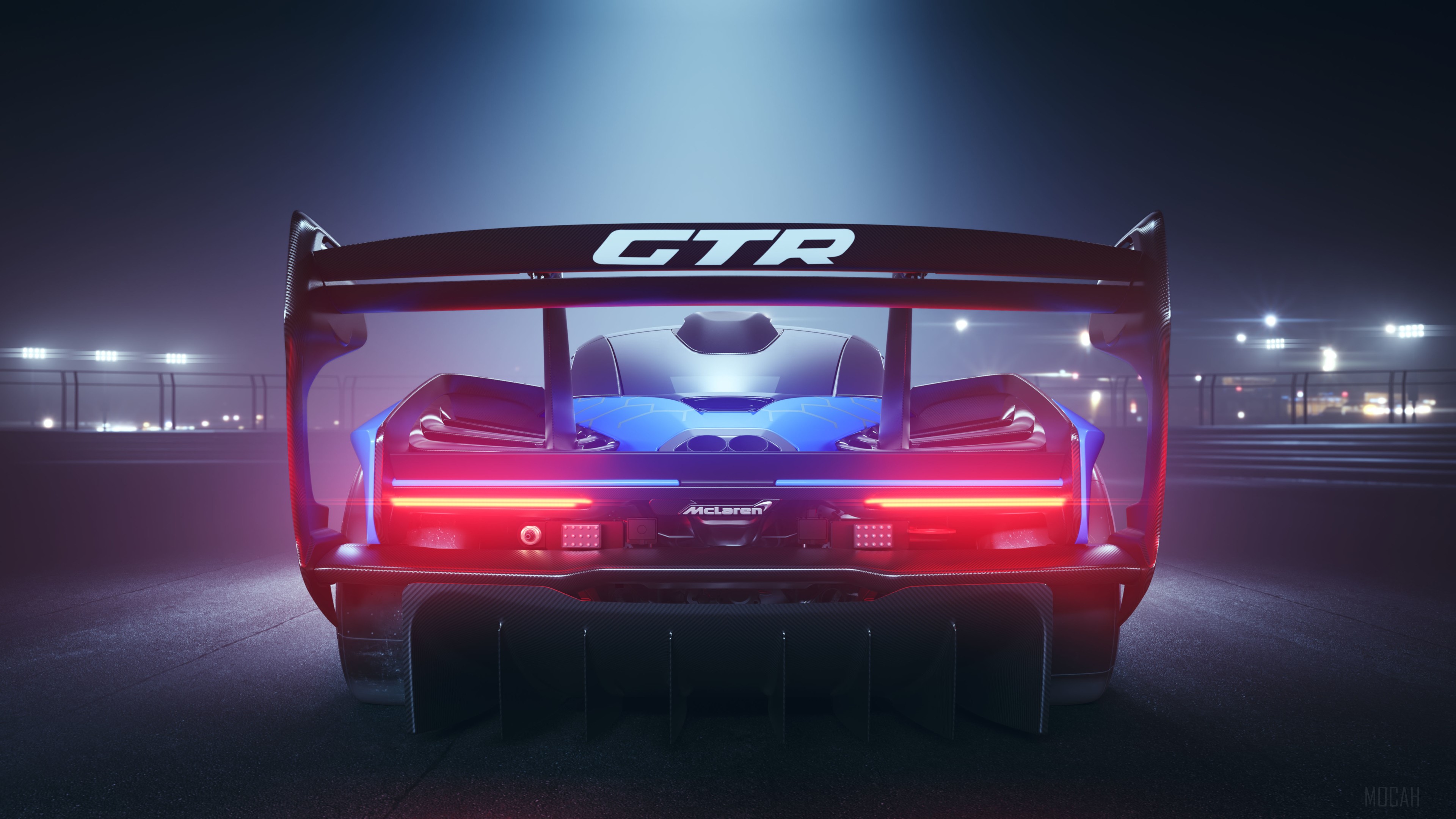 McLaren Senna GTR 2019 Rear View 4K HD Wallpaper