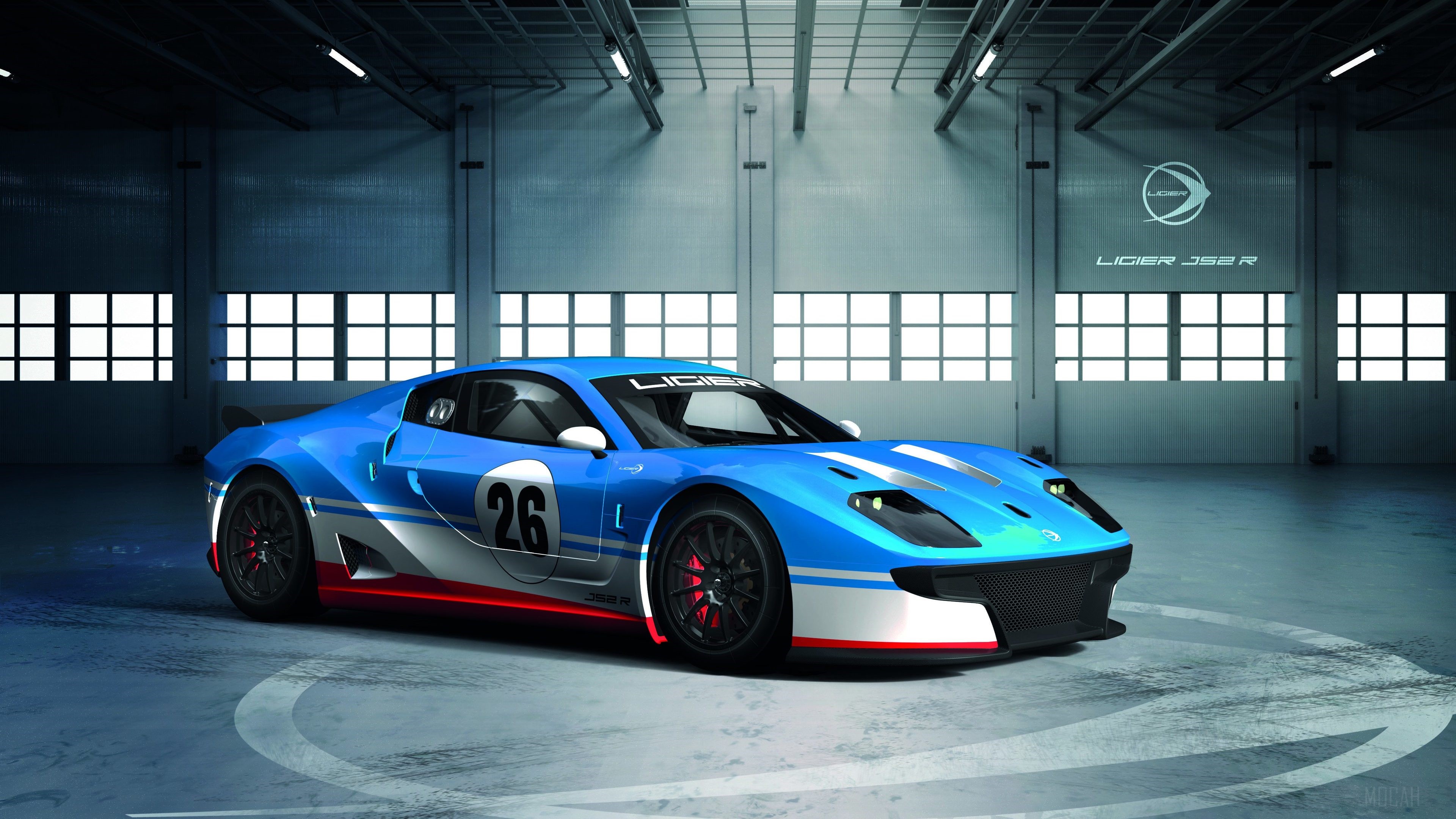 Ligier JS2R Concept Car 4K HD Wallpaper
