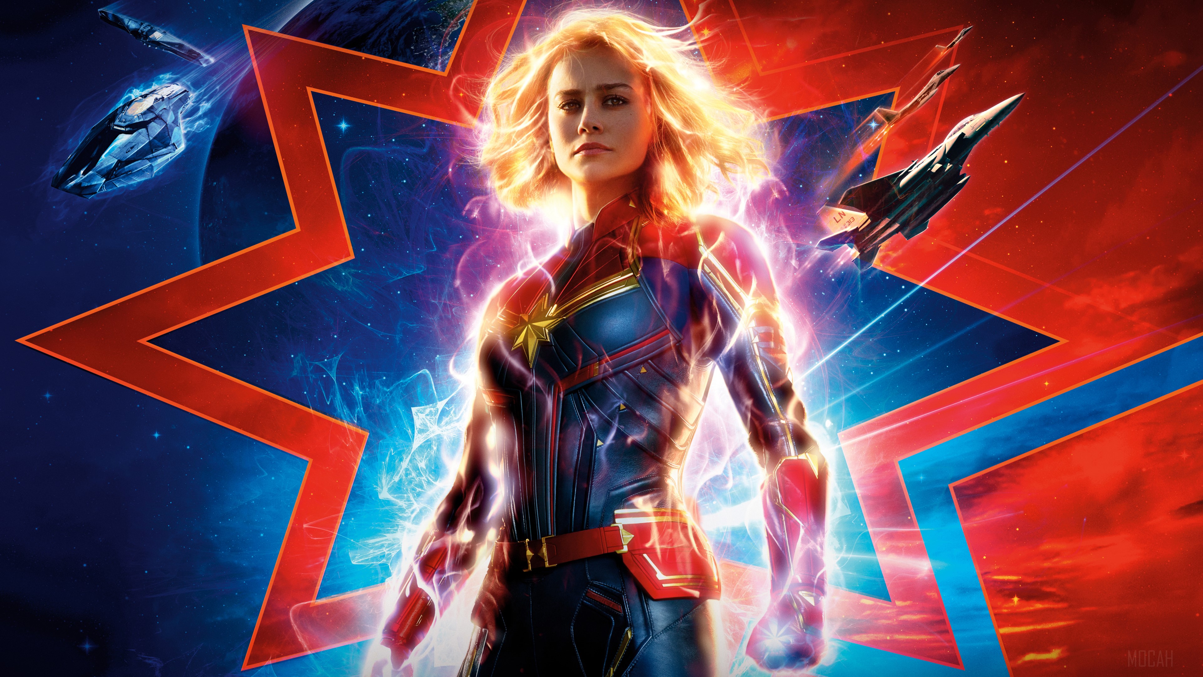 Captain Marvel from Marvel 2019 4K HD Wallpaper