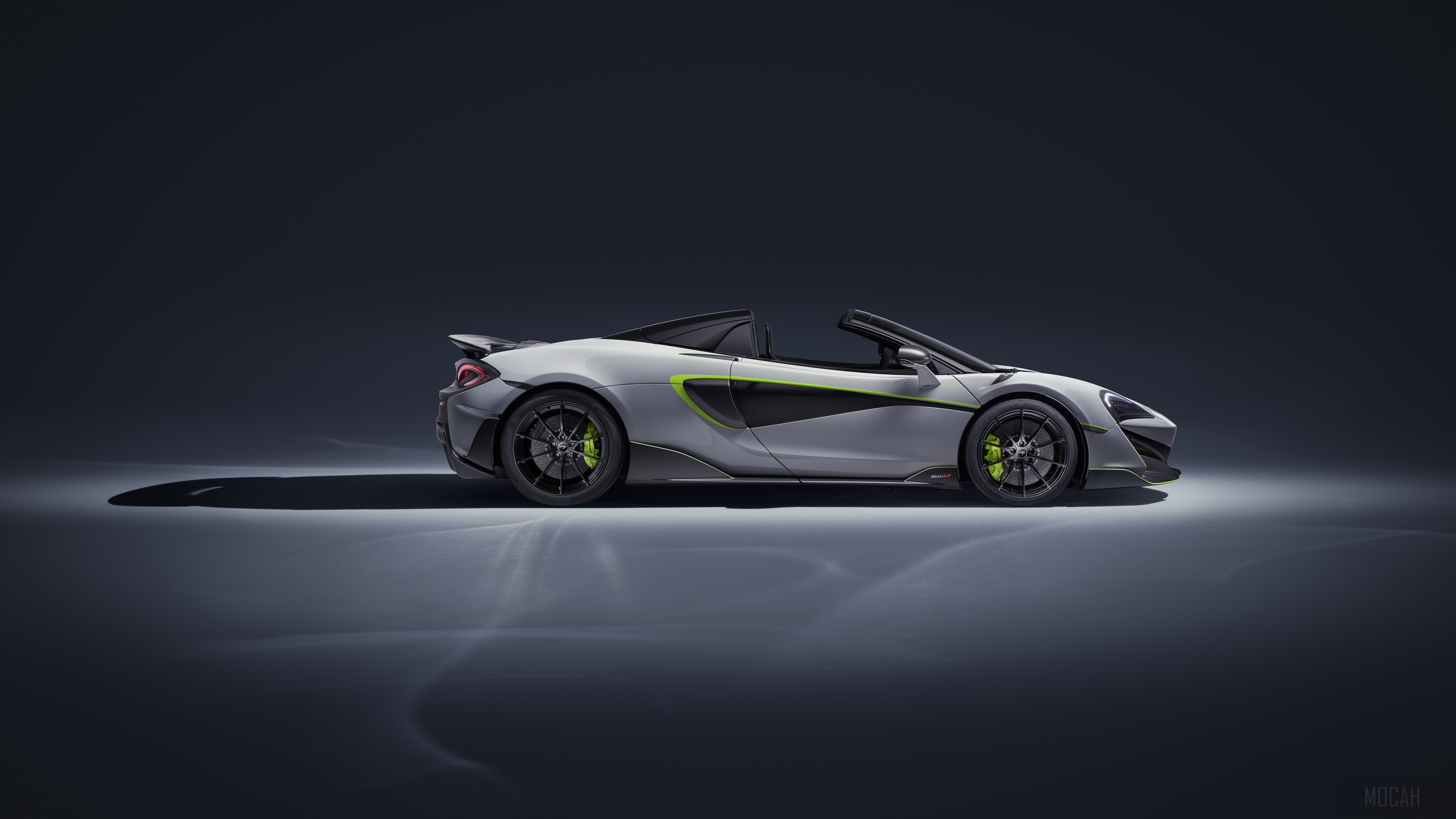 2019 McLaren 600LT Spider Side View HD Wallpaper