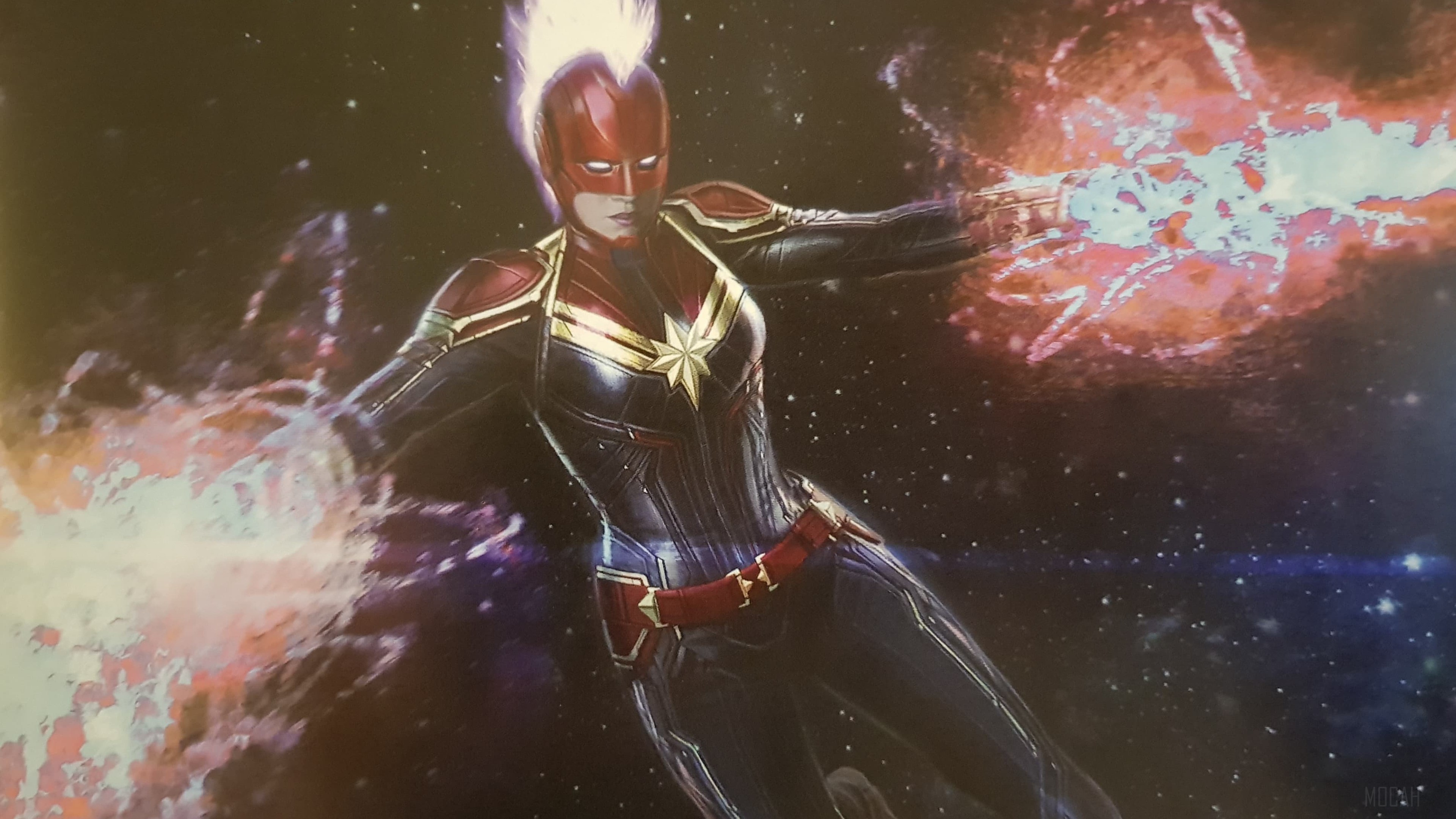 Captain Marvel Concept Art 4K HD Wallpaper
