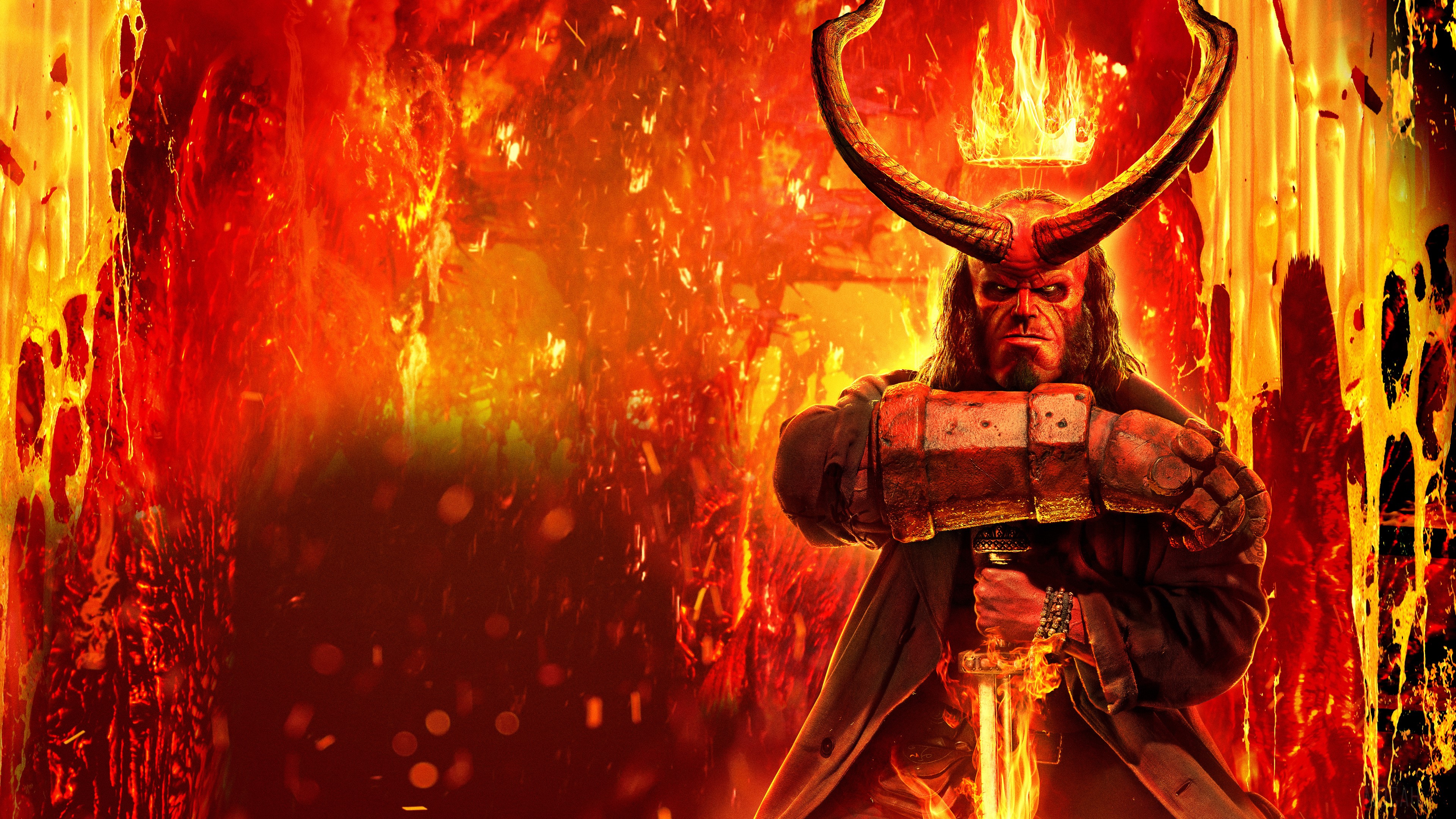 Hellboy from Hellboy 2019 4K HD Wallpaper