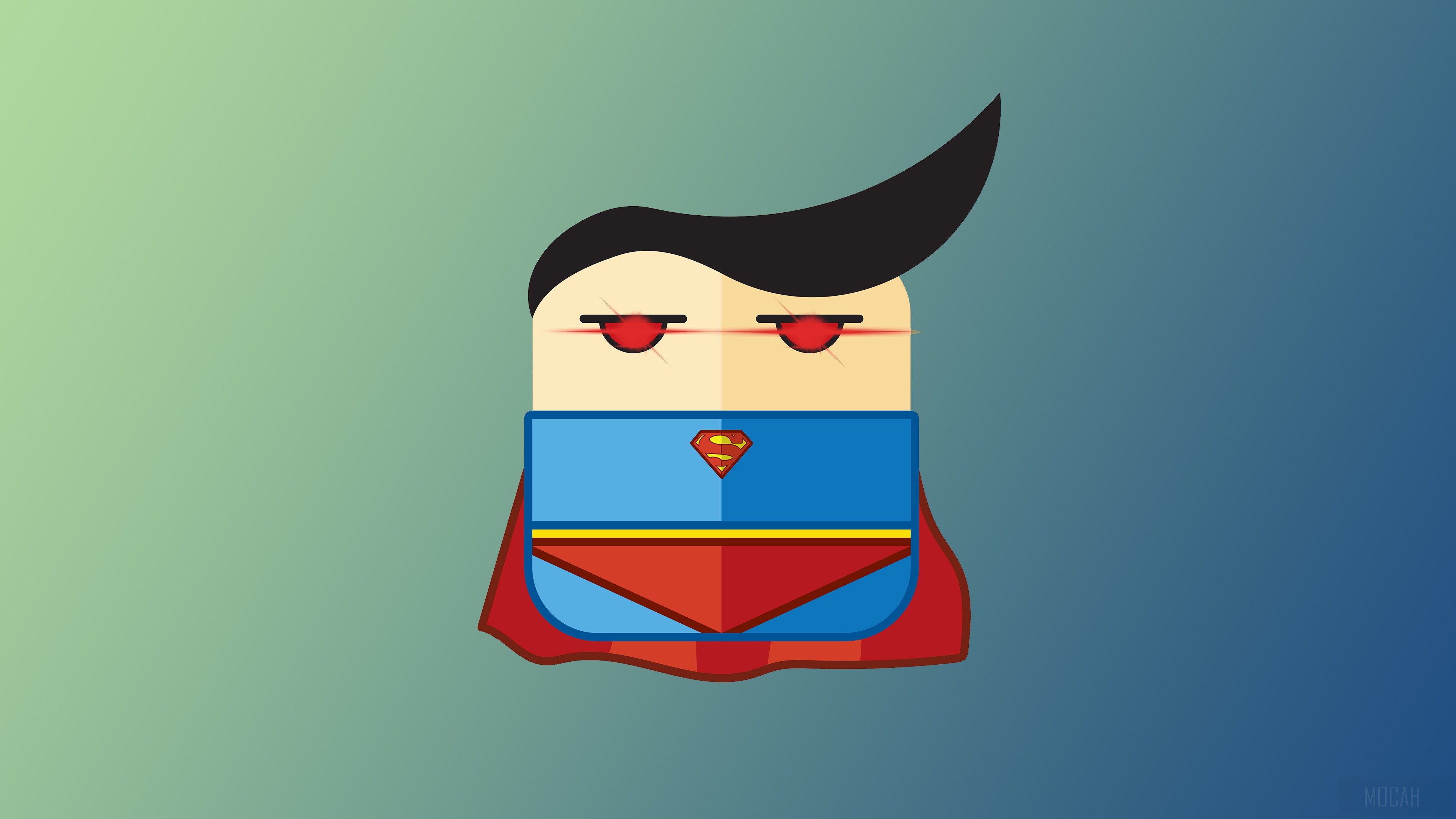 Superman Minimalist HD Wallpaper