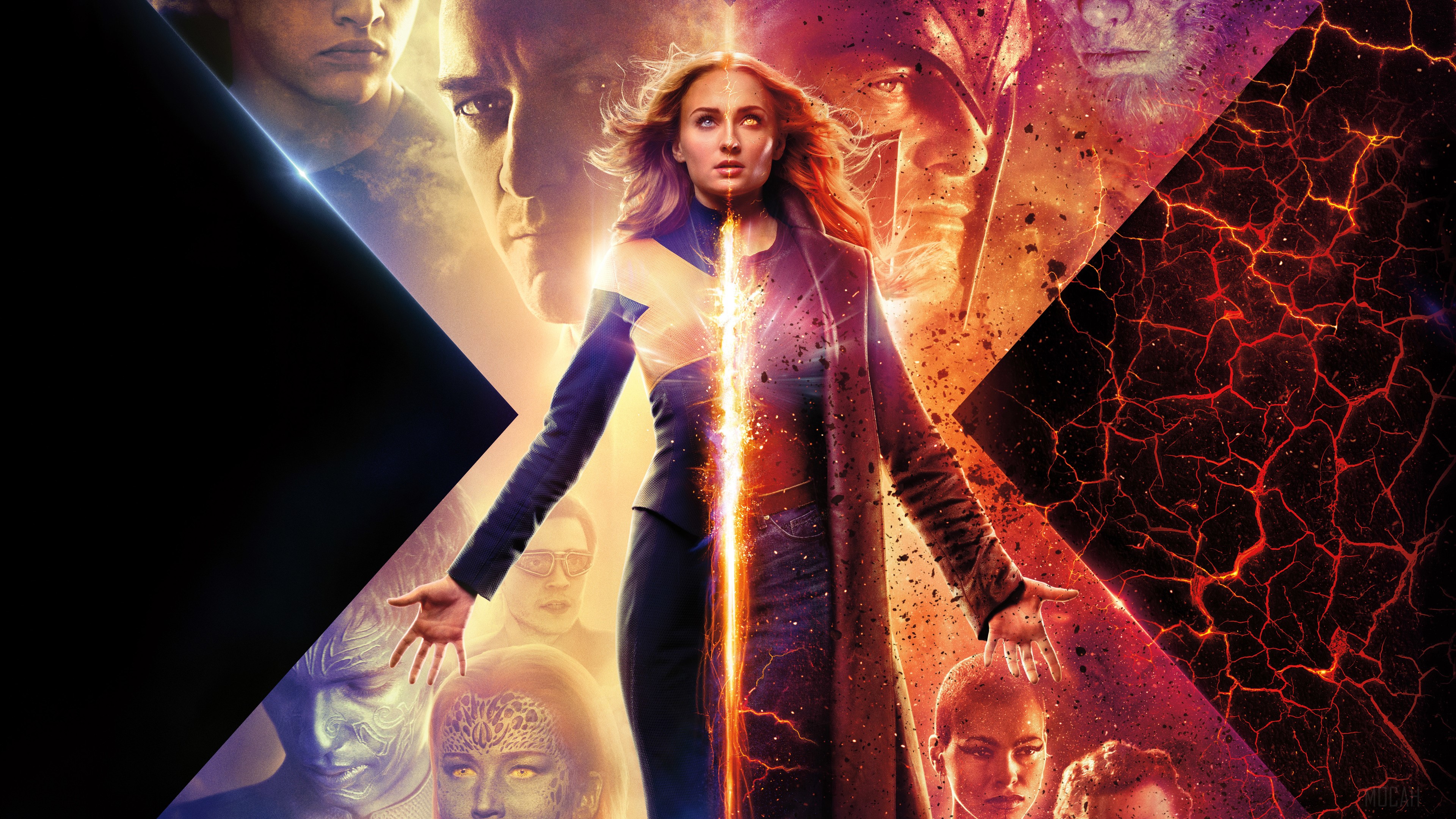 Jean Grey from Dark Phoenix 4K HD Wallpaper