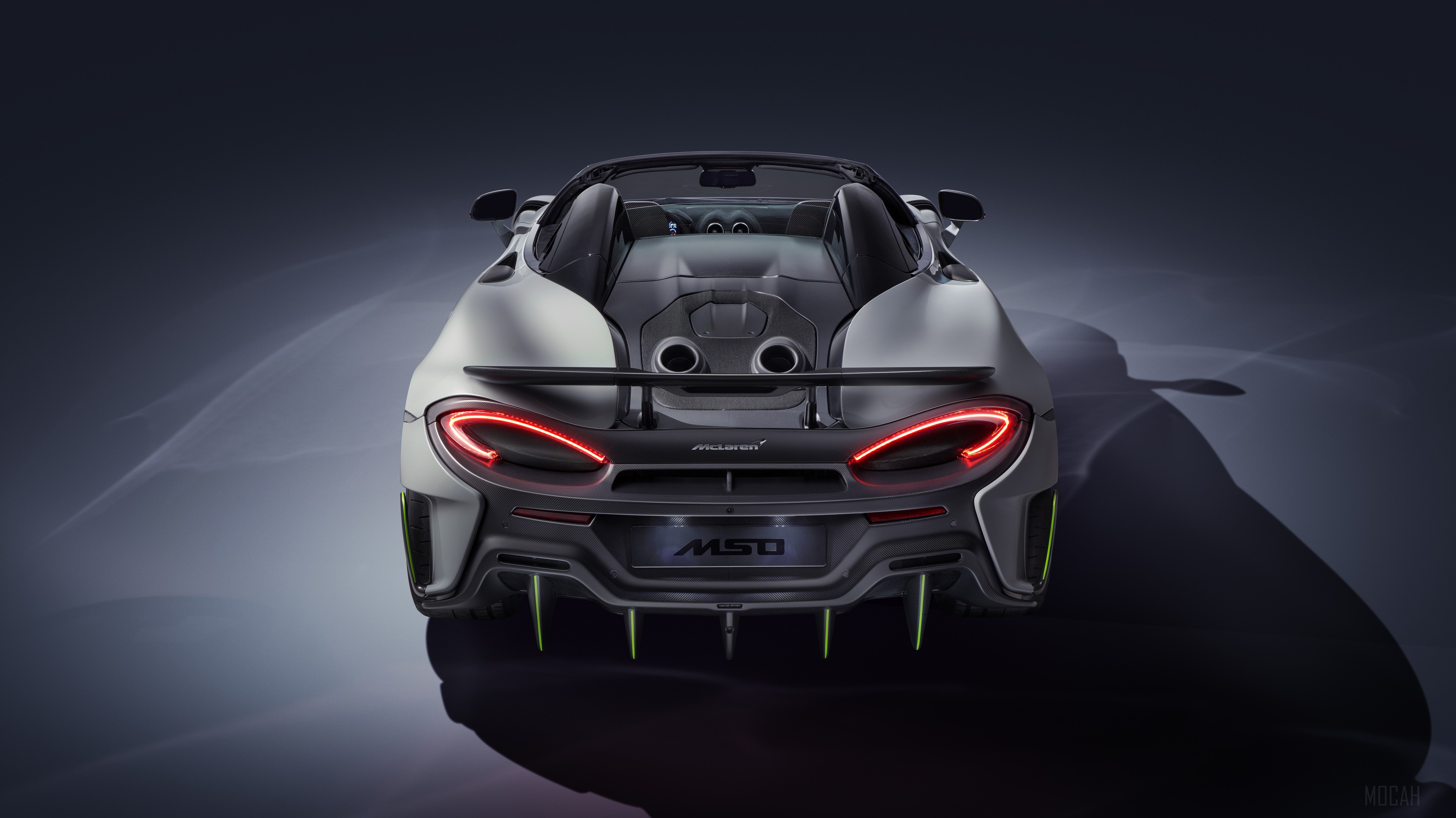2019 McLaren 600LT Spider Rear HD Wallpaper