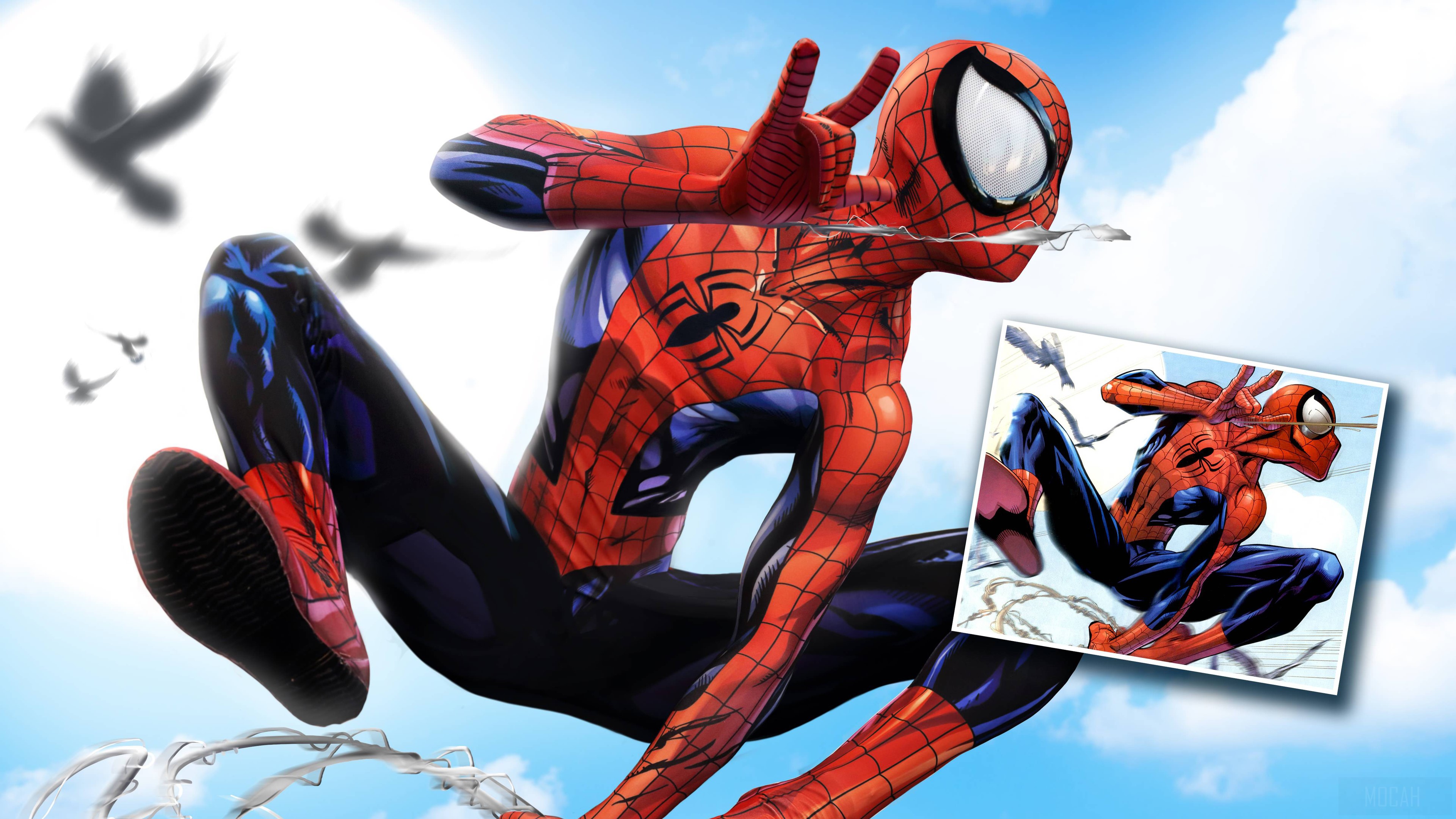 Spider-Man in New Artwork 4K HD Wallpaper
