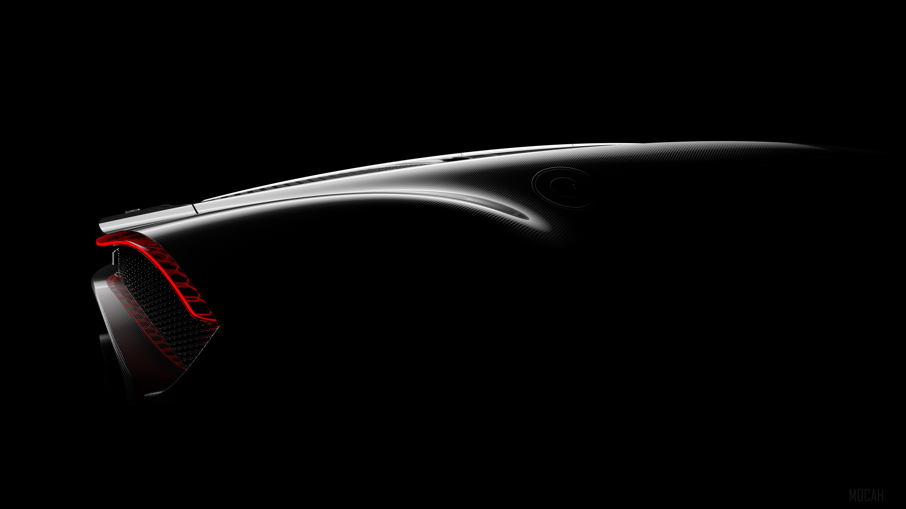 2019 Bugatti La Voiture Noire Rear HD Wallpaper