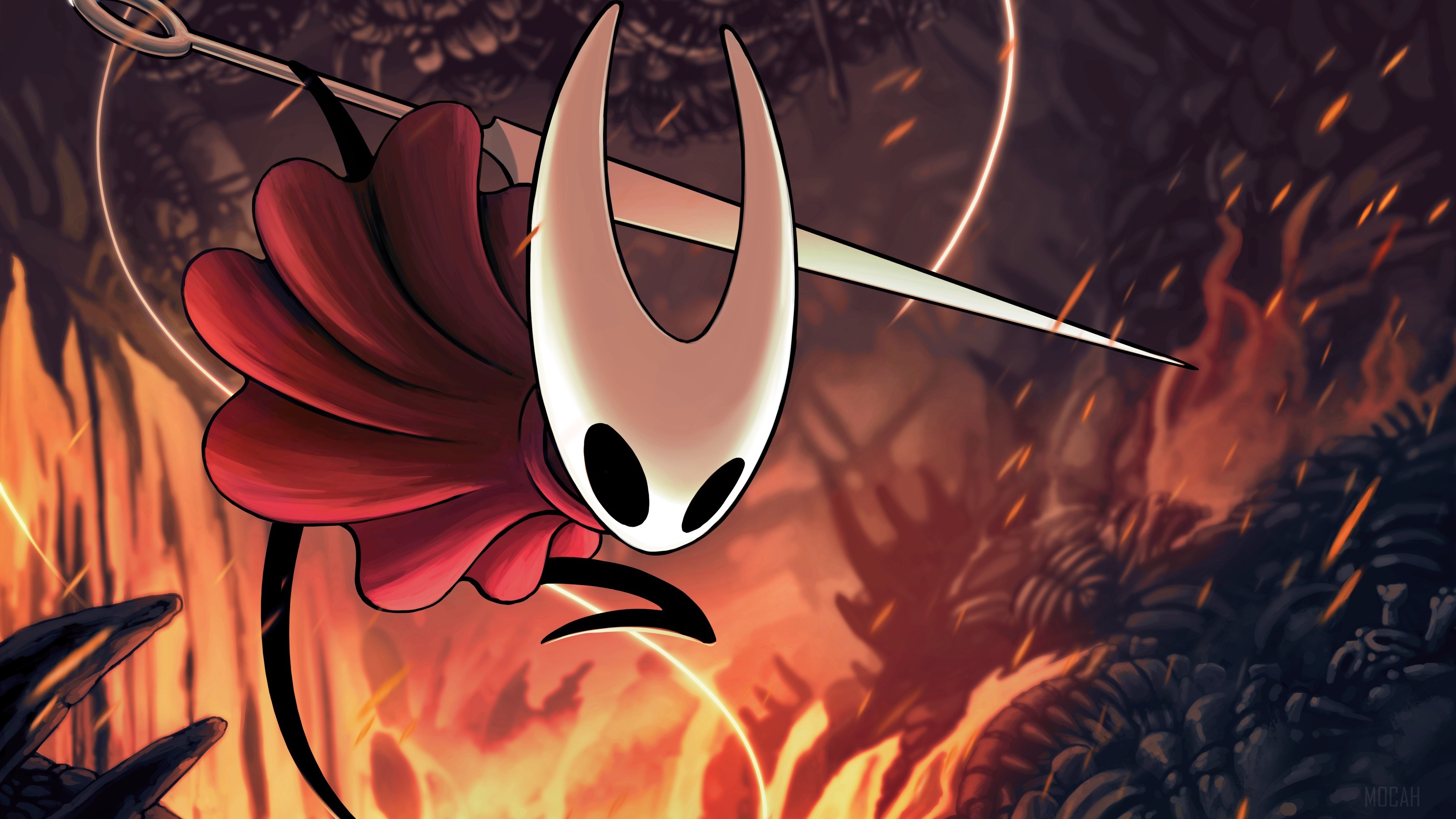Hornet from Hollow Knight 4K HD Wallpaper