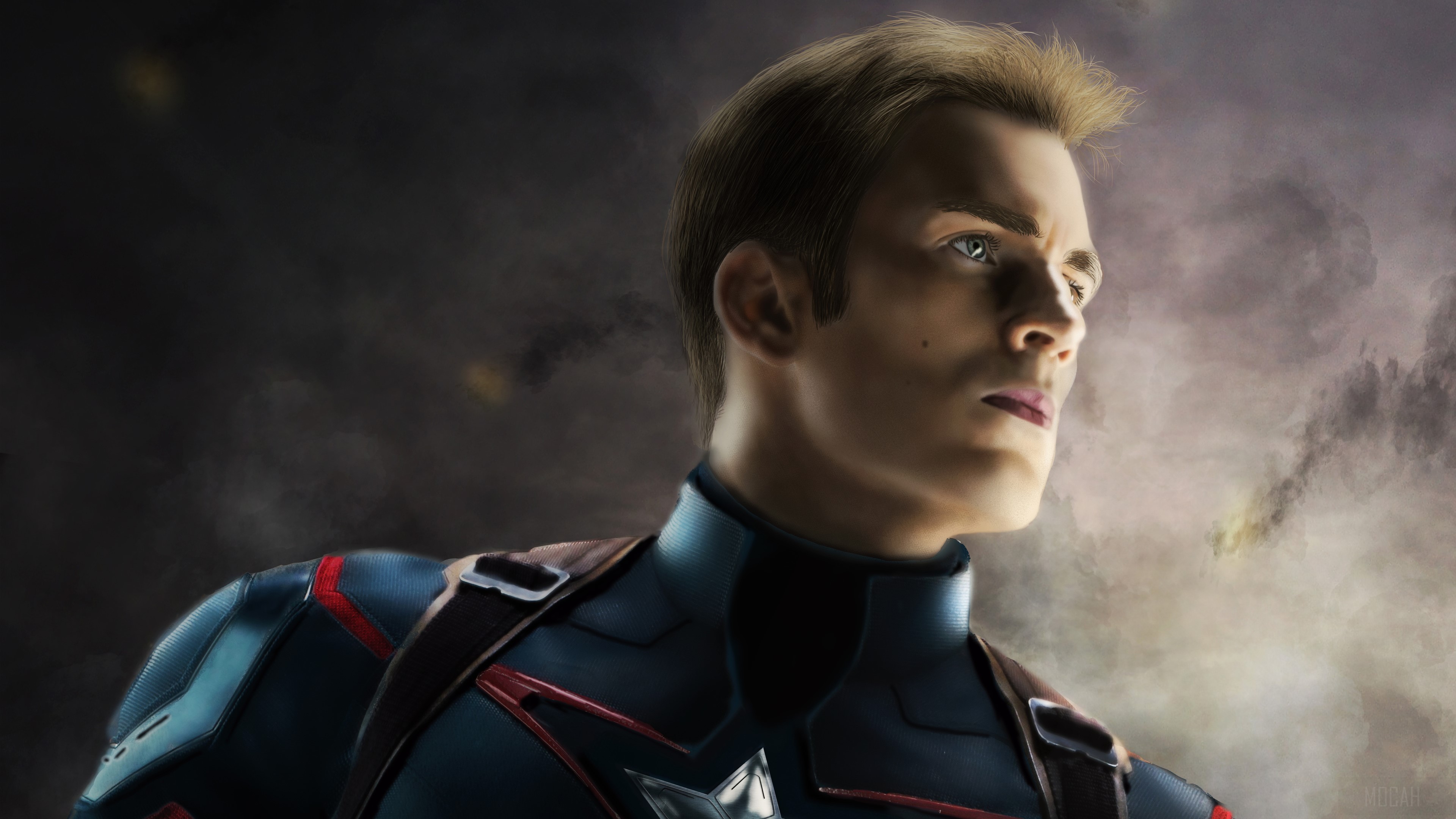Captain America Artwork HD Wallpaper