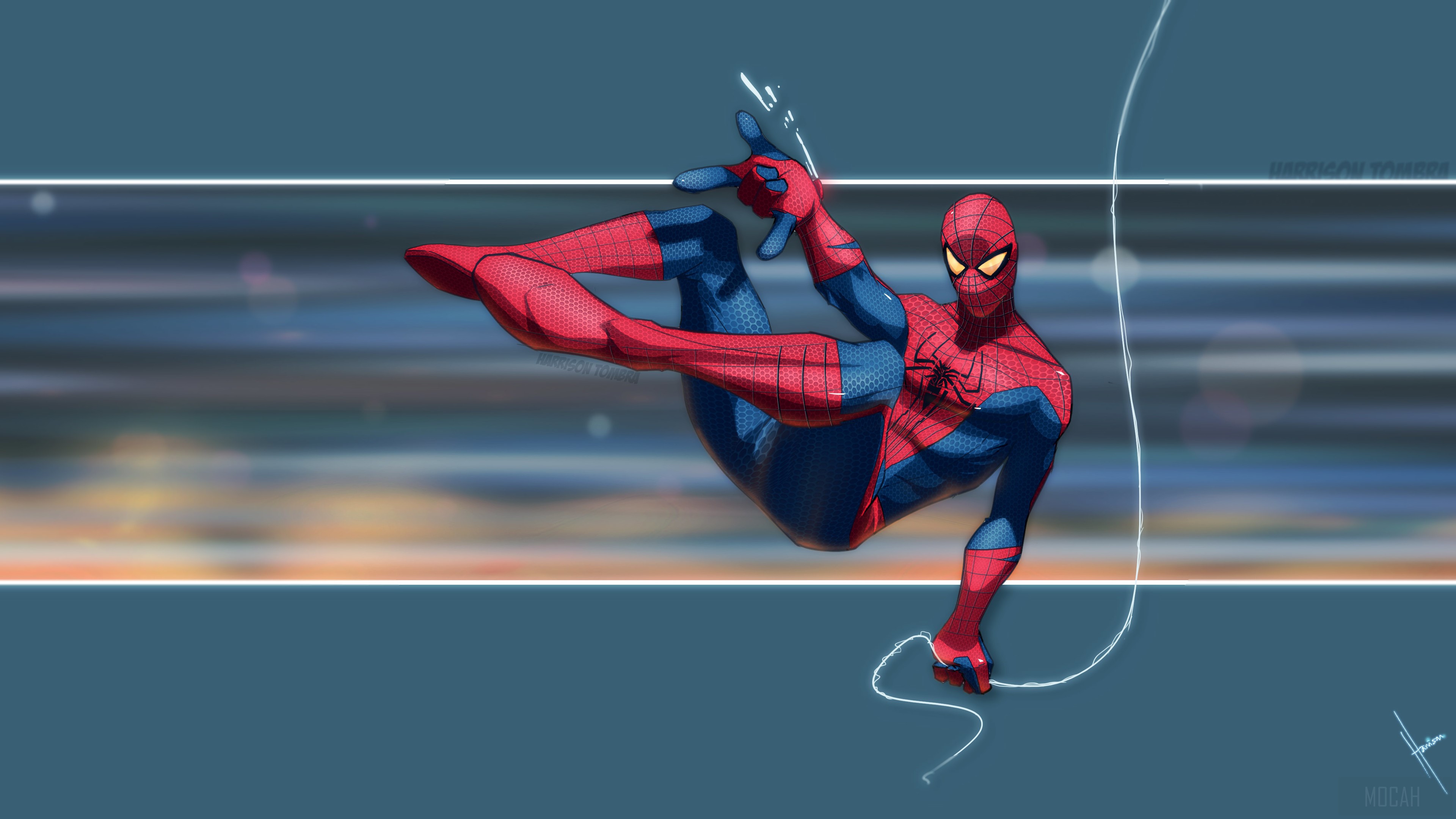 Spider-Man in Action 4K HD Wallpaper