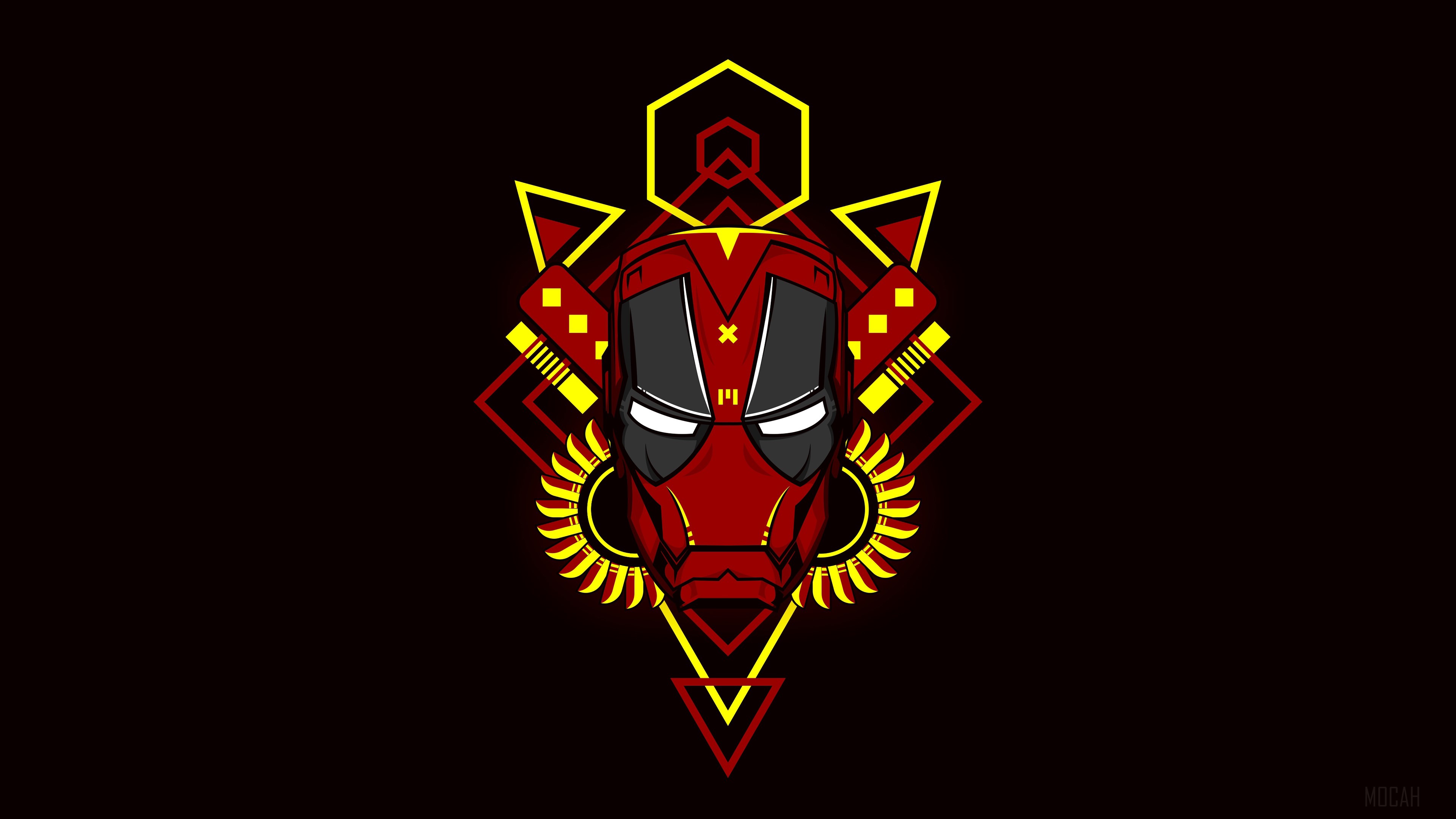 Iron Man Deadpool Version HD Wallpaper