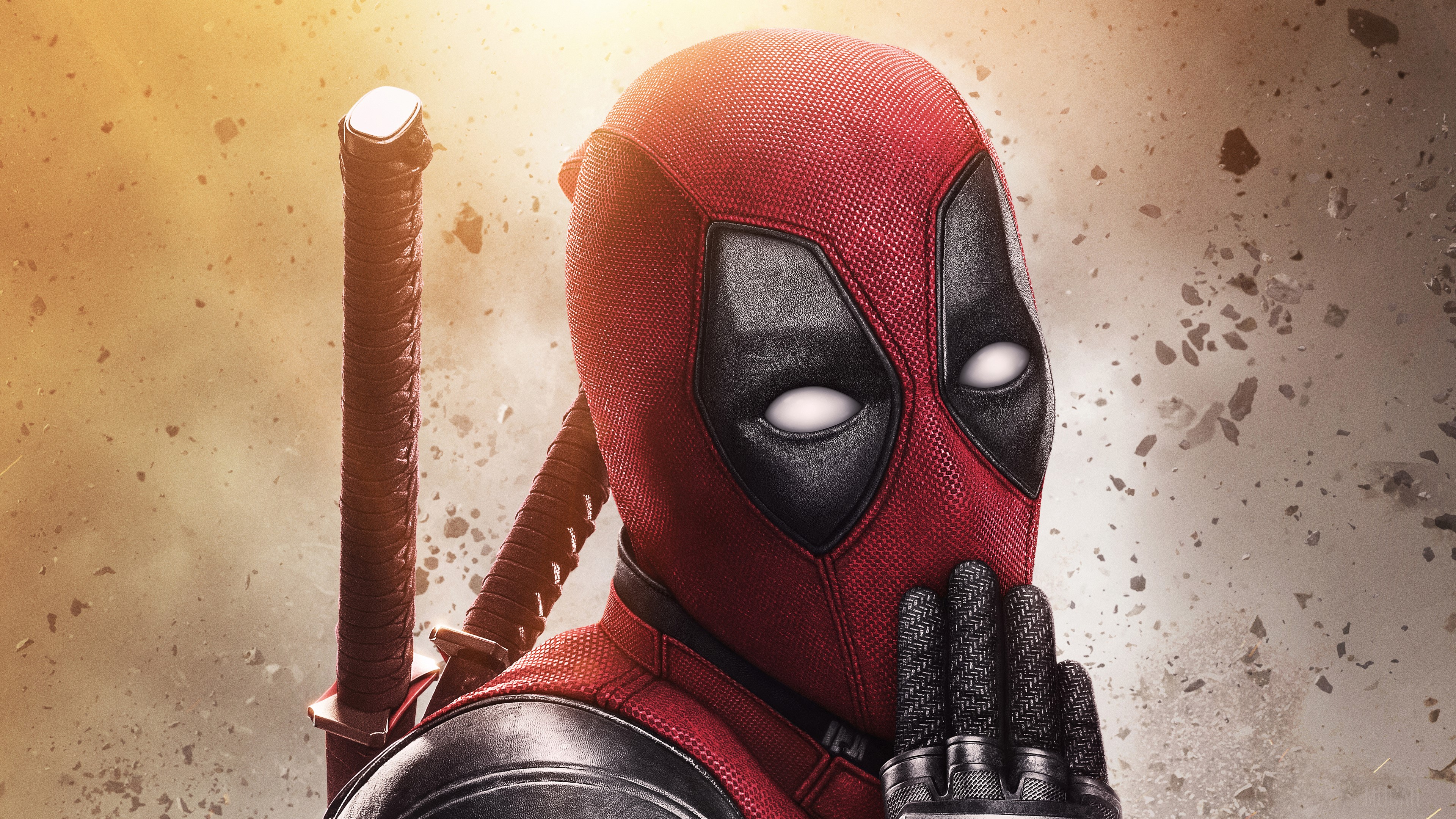 Deadpool from Deadpool 2 4K HD Wallpaper
