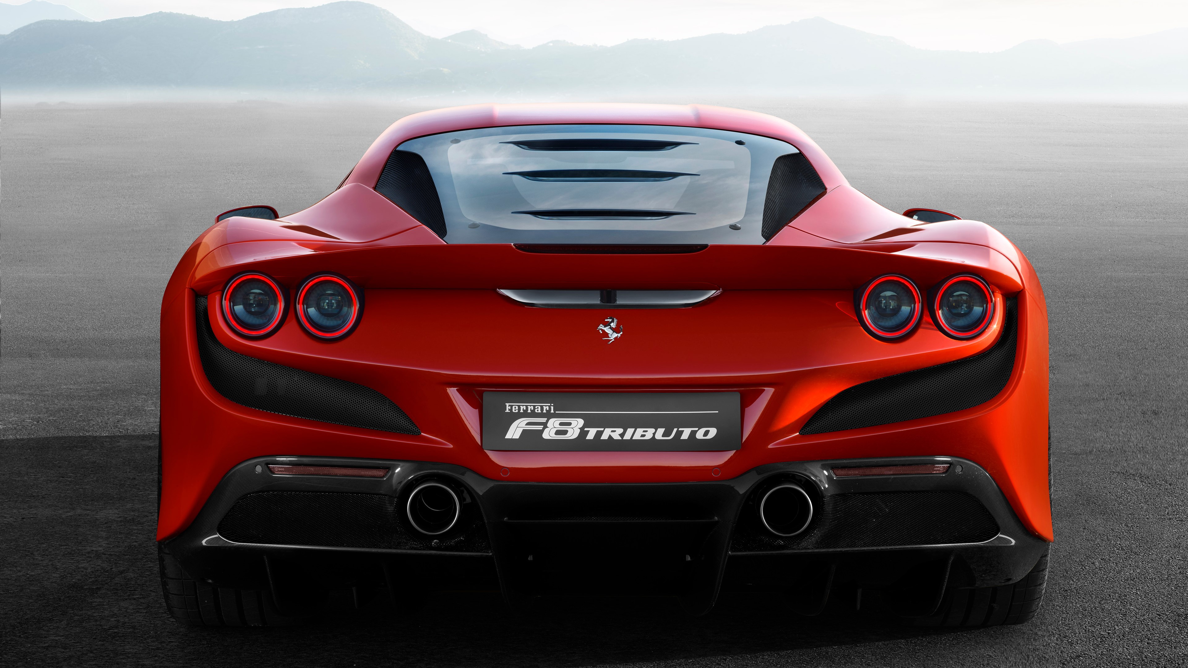 Ferrari F8 Tributo 2019 Rear HD Wallpaper