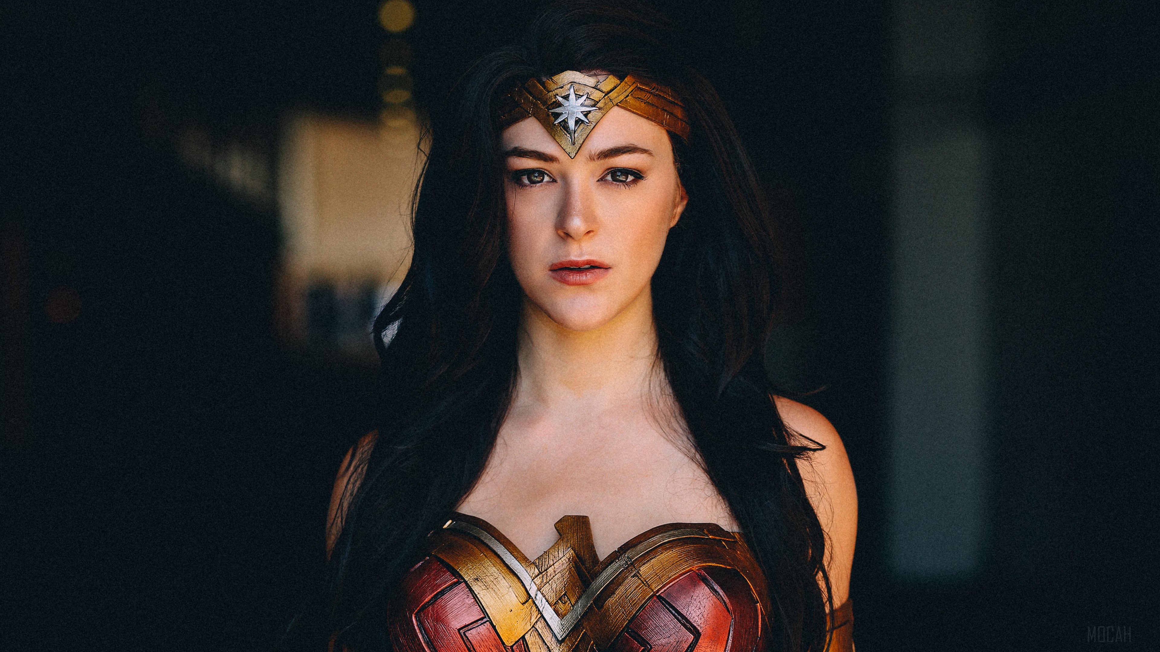 Wonder Woman Cosplay 4K HD Wallpaper