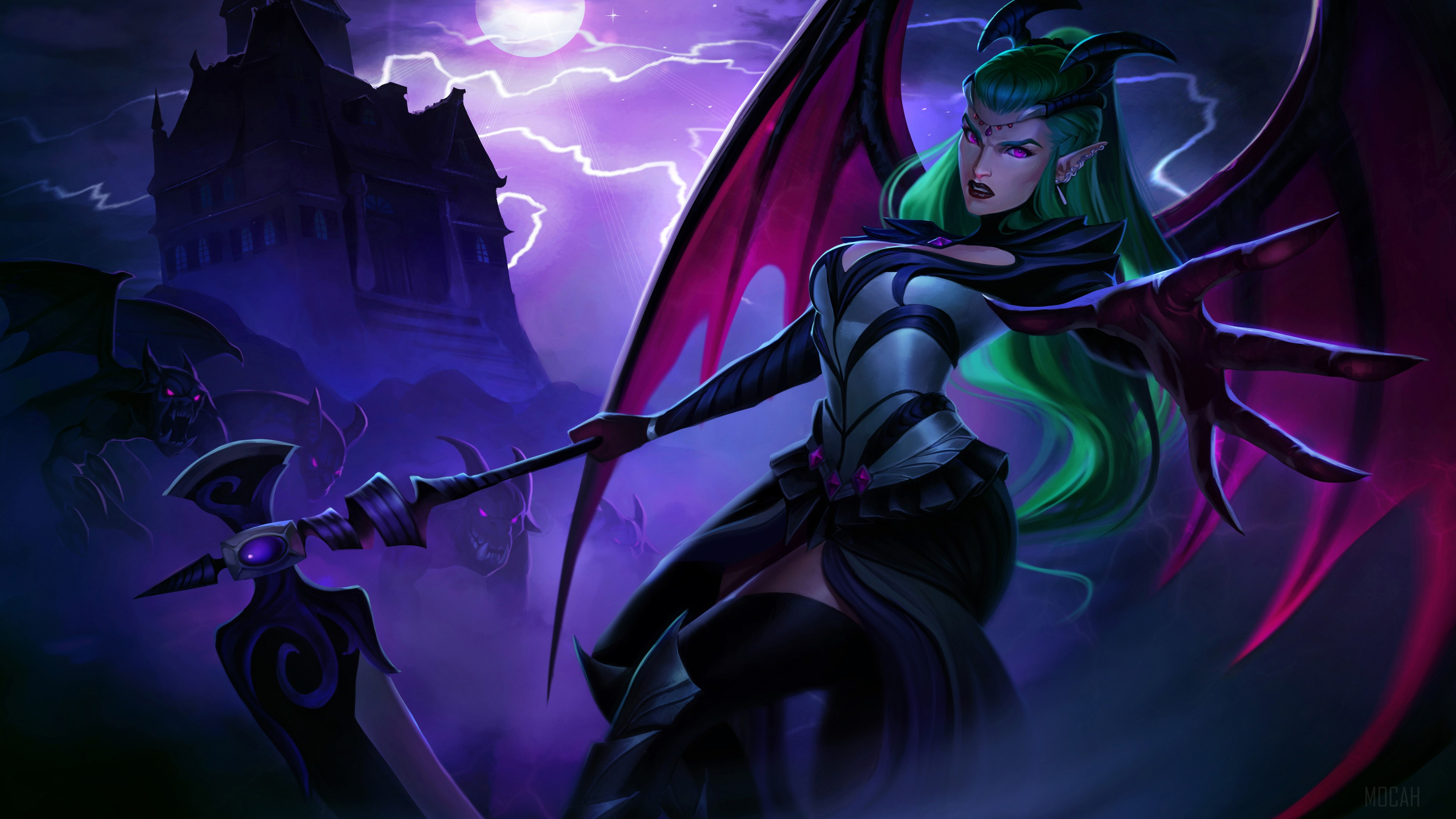 Evelynn from League of Legends 4K HD Wallpaper