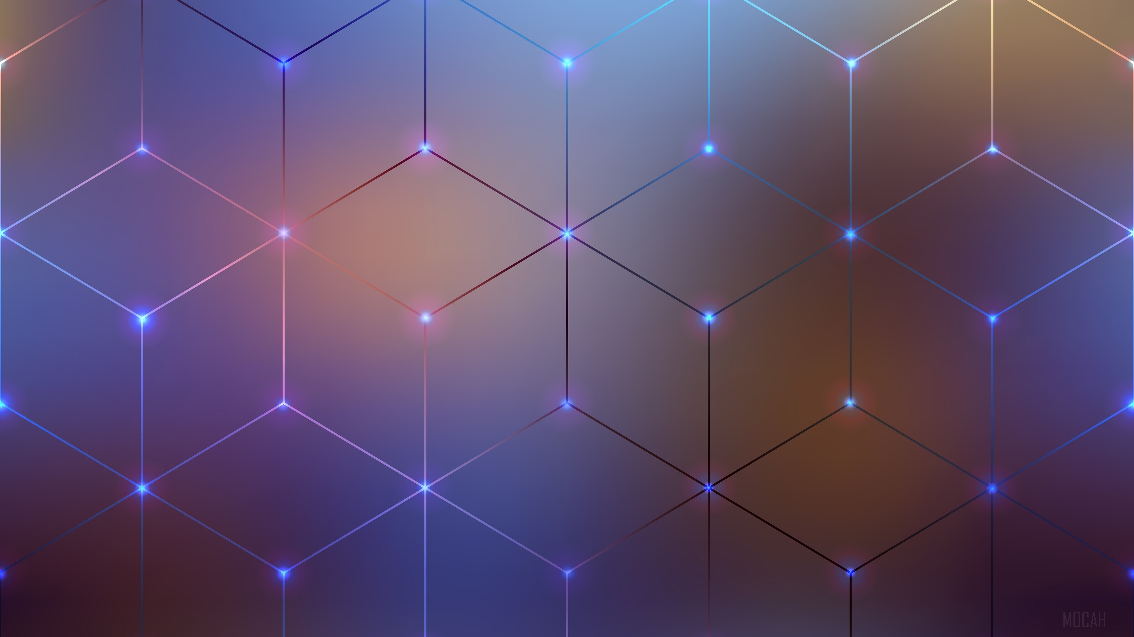Abstract Geometric Cube Pattern 4K HD Wallpaper