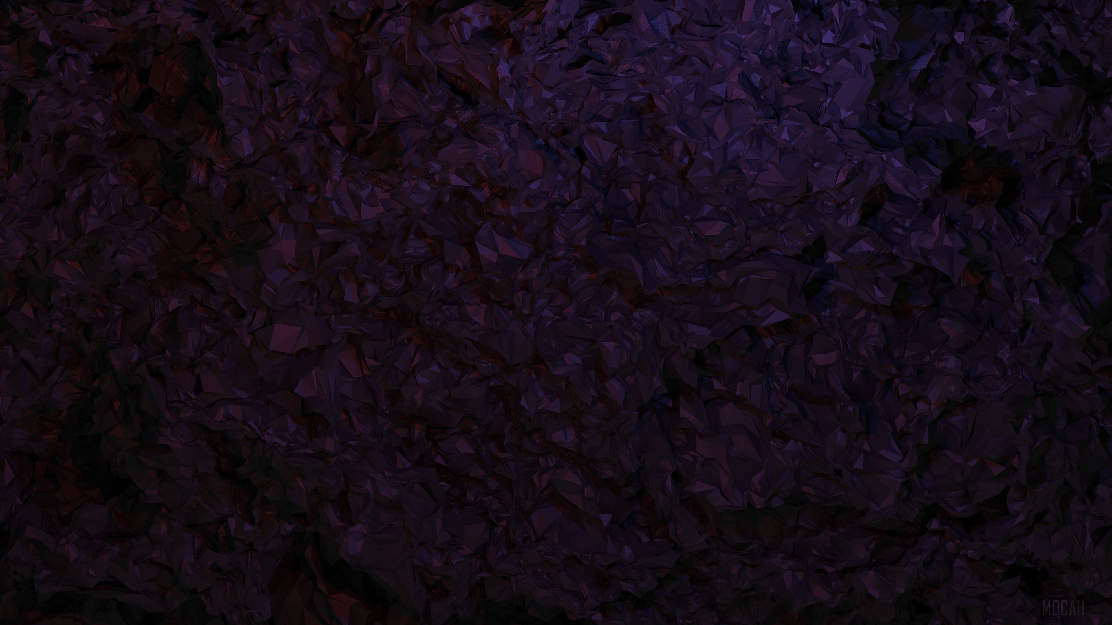 Dark Abstract Shapes 4K HD Wallpaper
