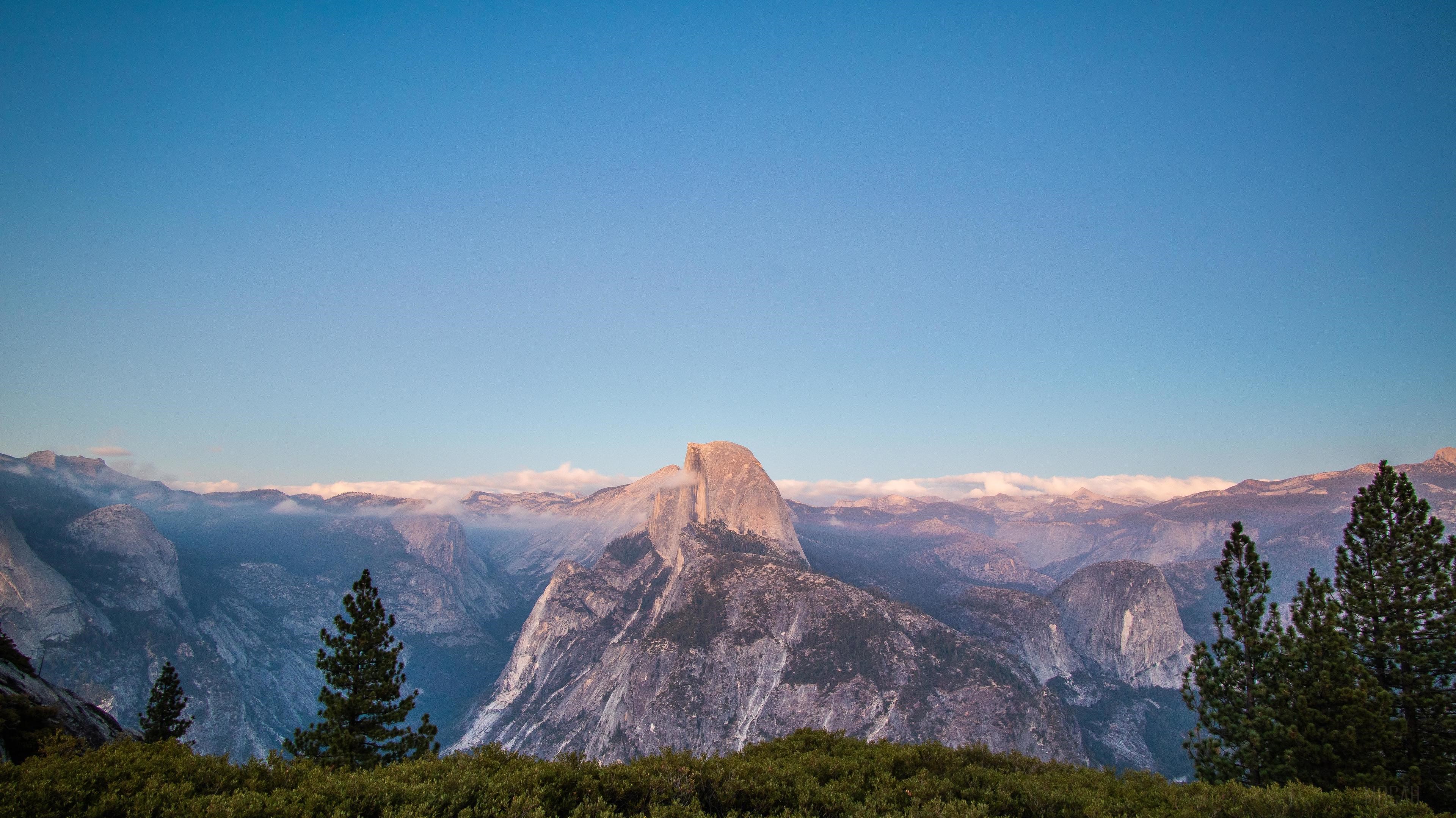 Half Dome Yosemite National Park 4K HD Wallpaper
