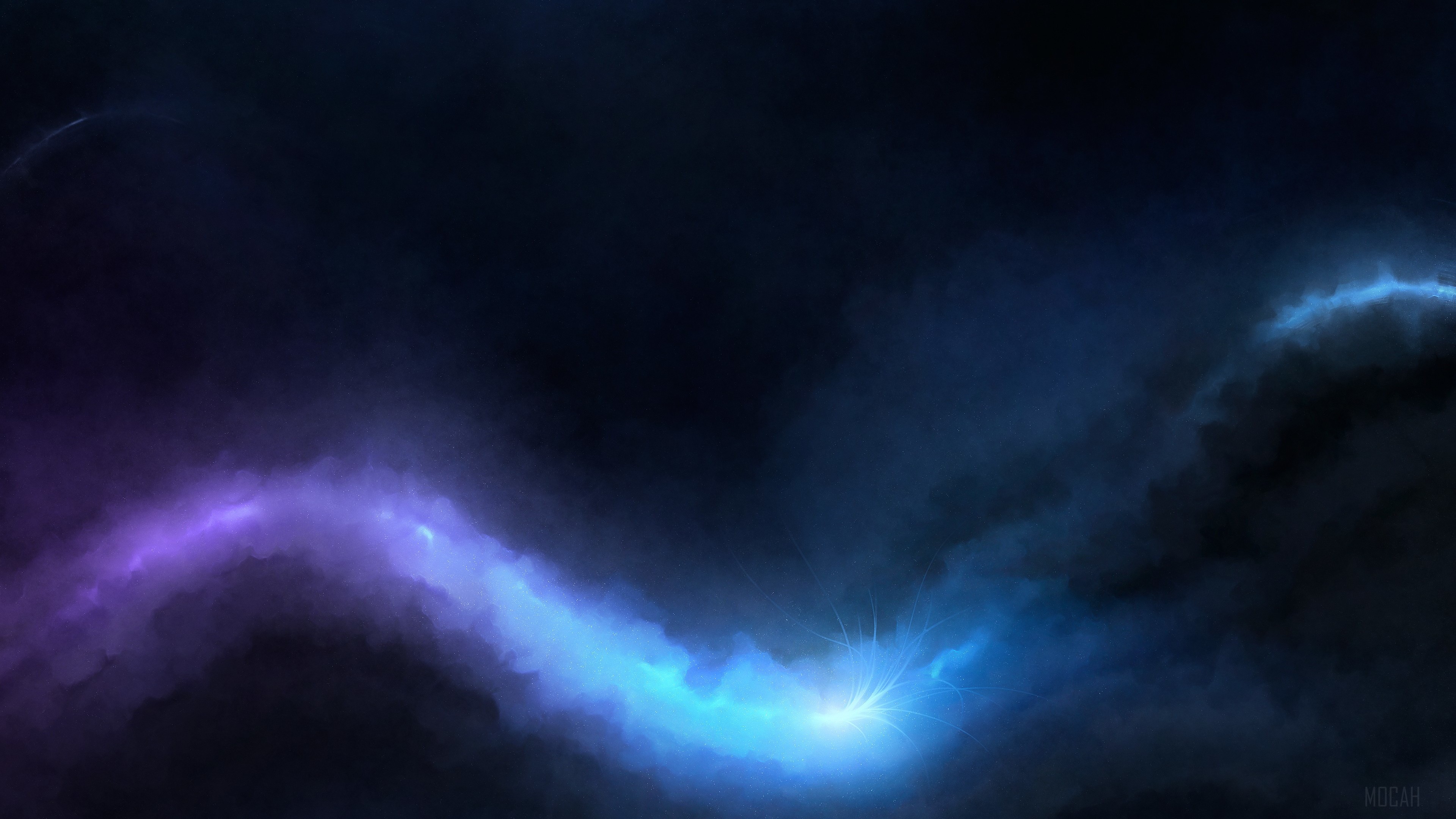 Abstract Light Nebula 4K HD Wallpaper